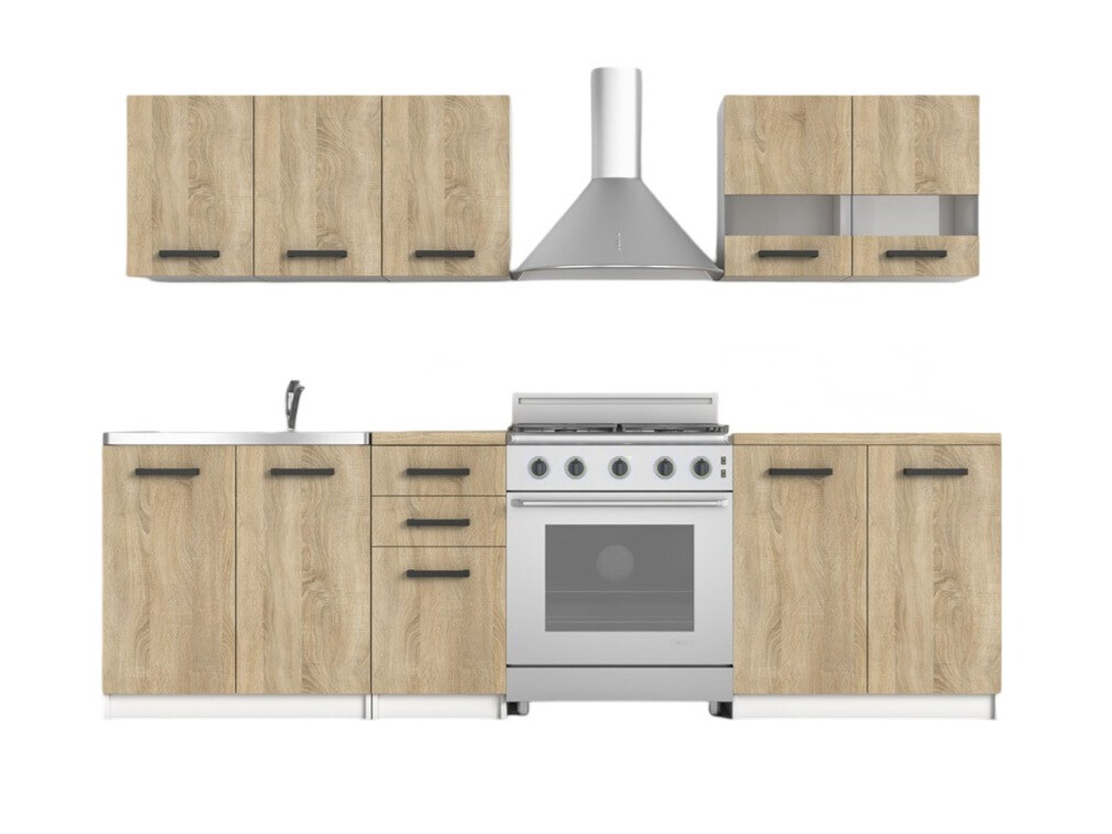 Keukenset Mandeville 240 (Sonoma eik)