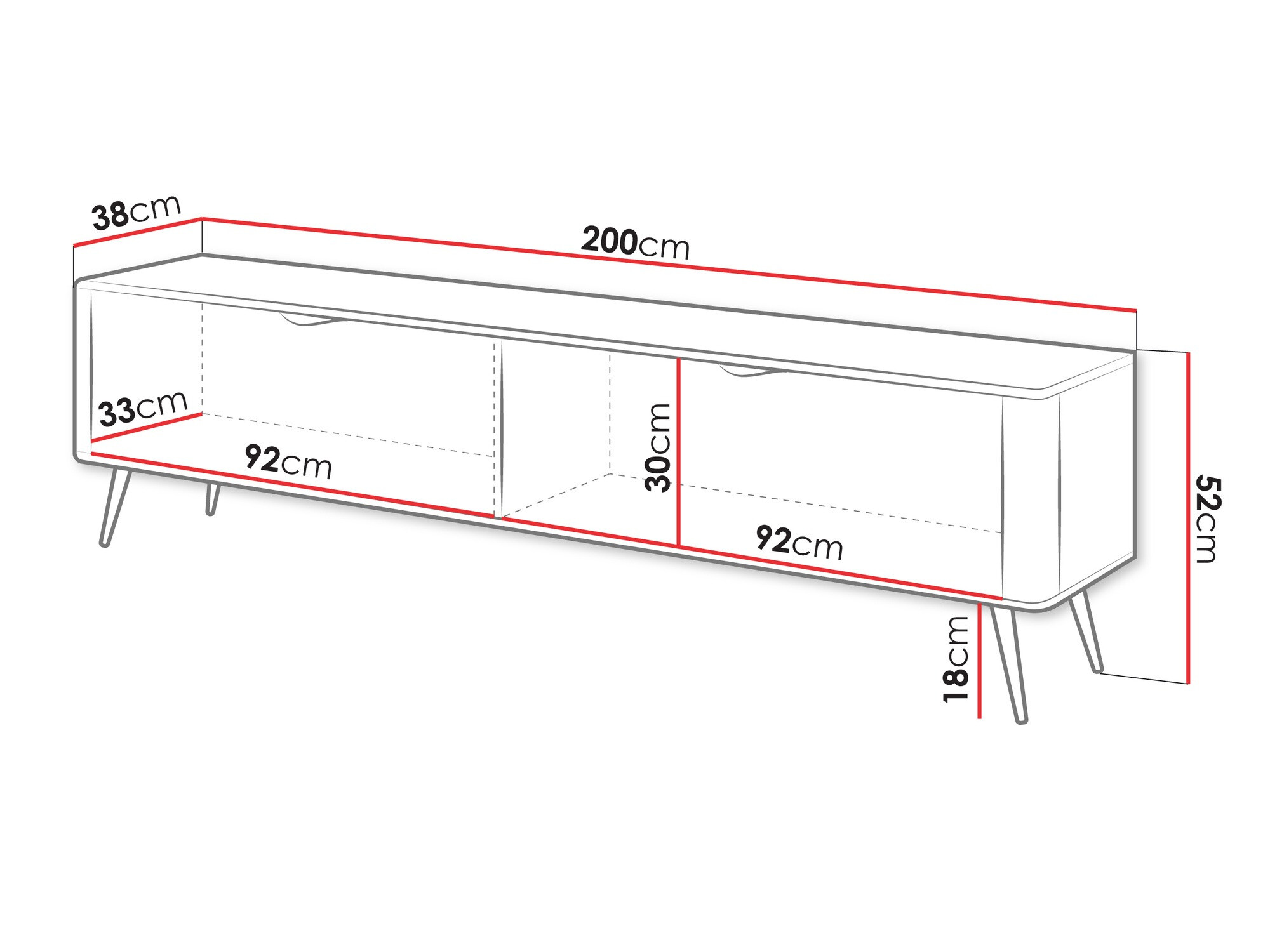 TV-meubel Versoe 105 (Beige)