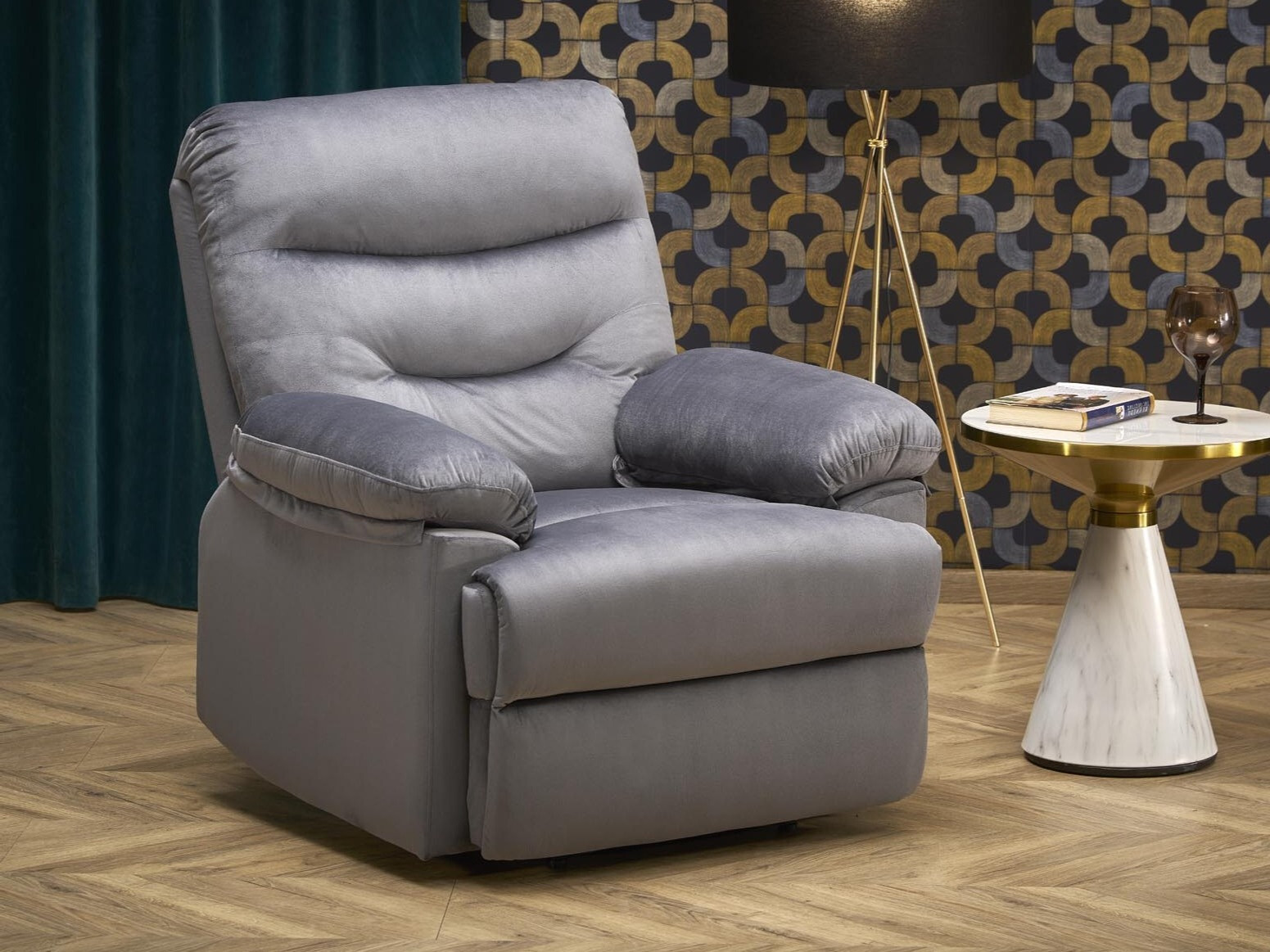 Relaxfauteuil Houston Terra (Grijs)