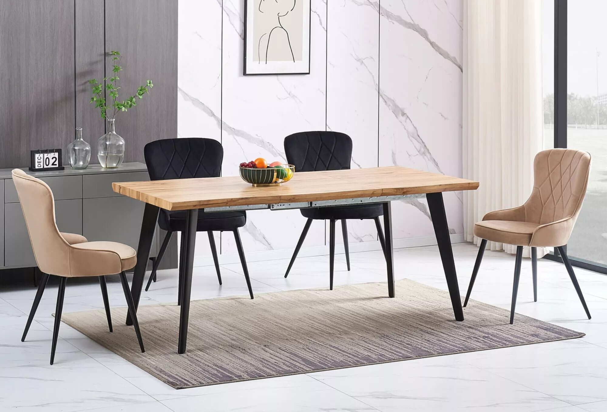 Stoel Detroit 524 (Beige)