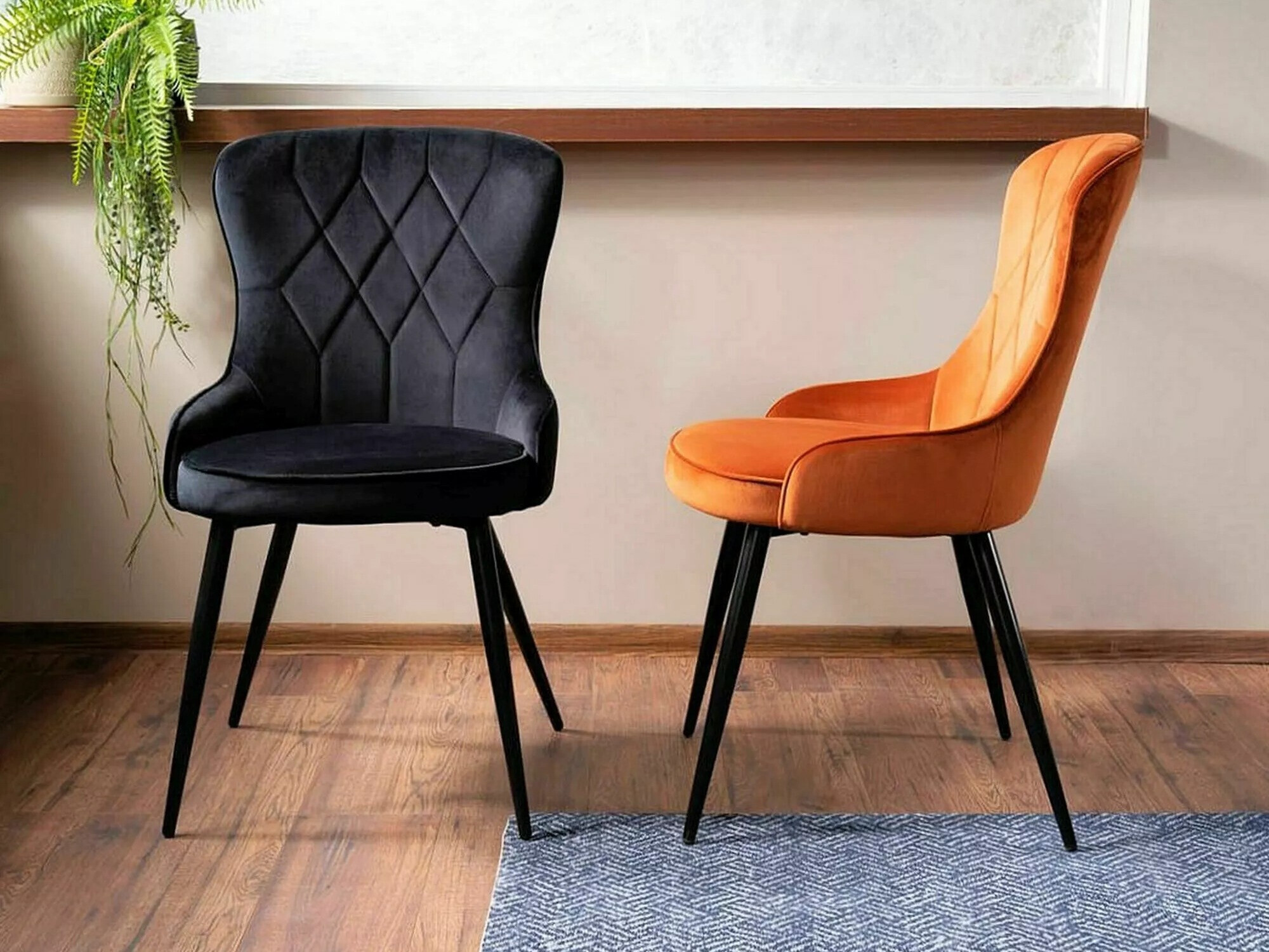 Stoel Detroit 524 (Zwart)