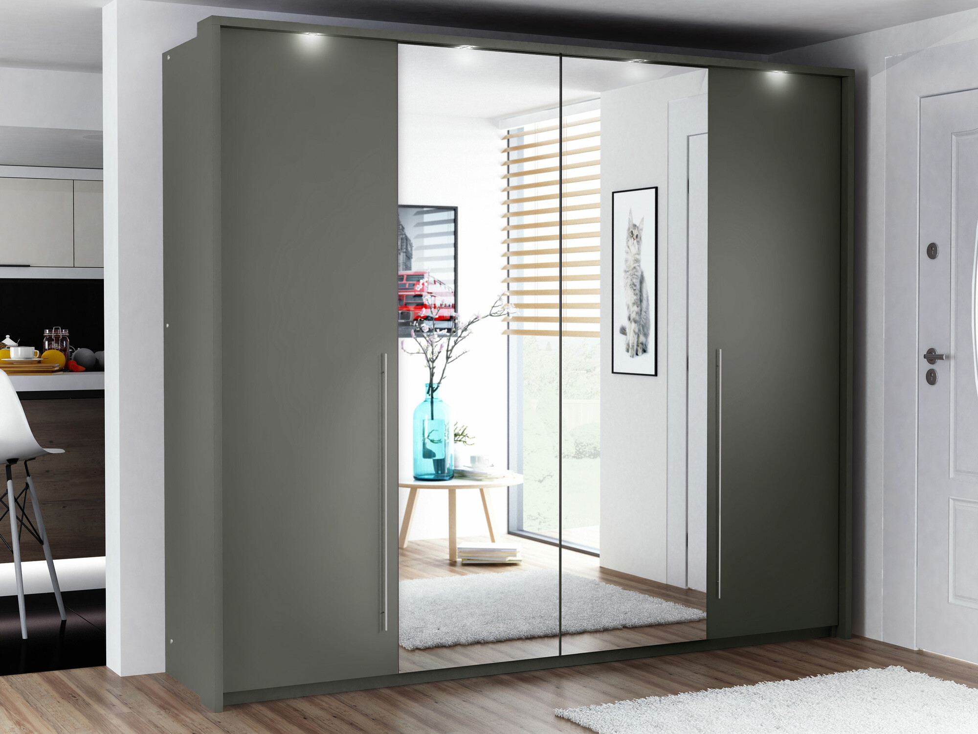 Kledingkast Honolulu 121 (Lava)