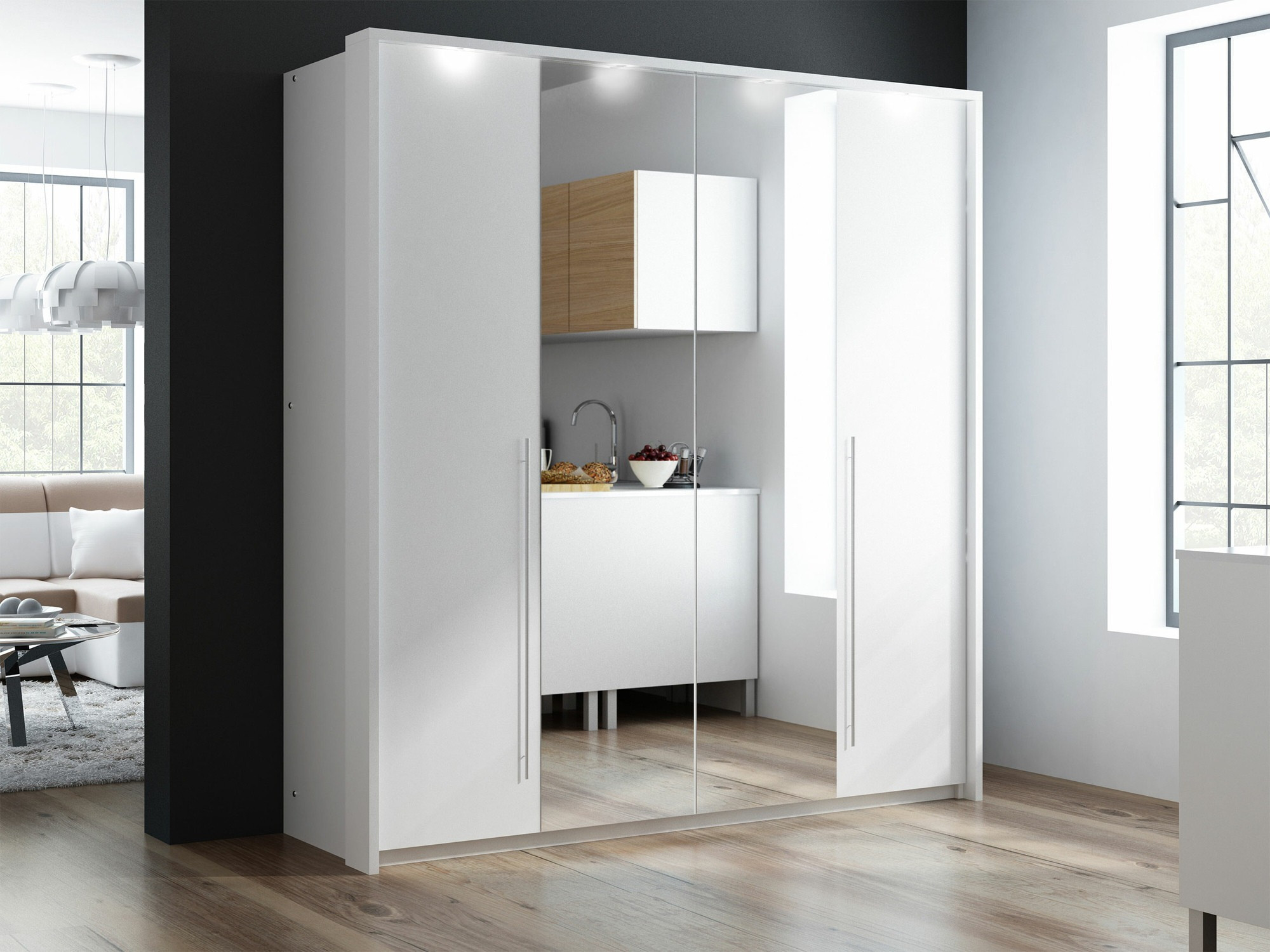 Kledingkast Honolulu 237 (Wit)