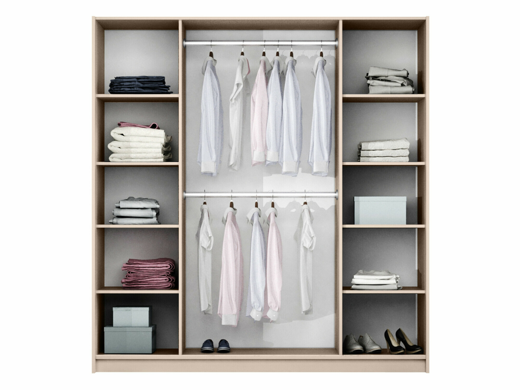 Kledingkast Honolulu 237 (Wit)