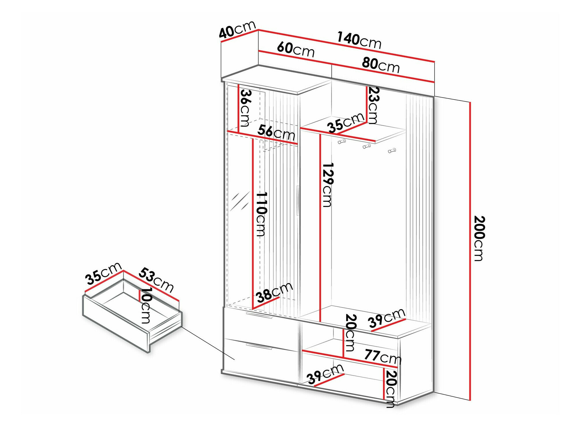 Gangmeubelset Honolulu 238
