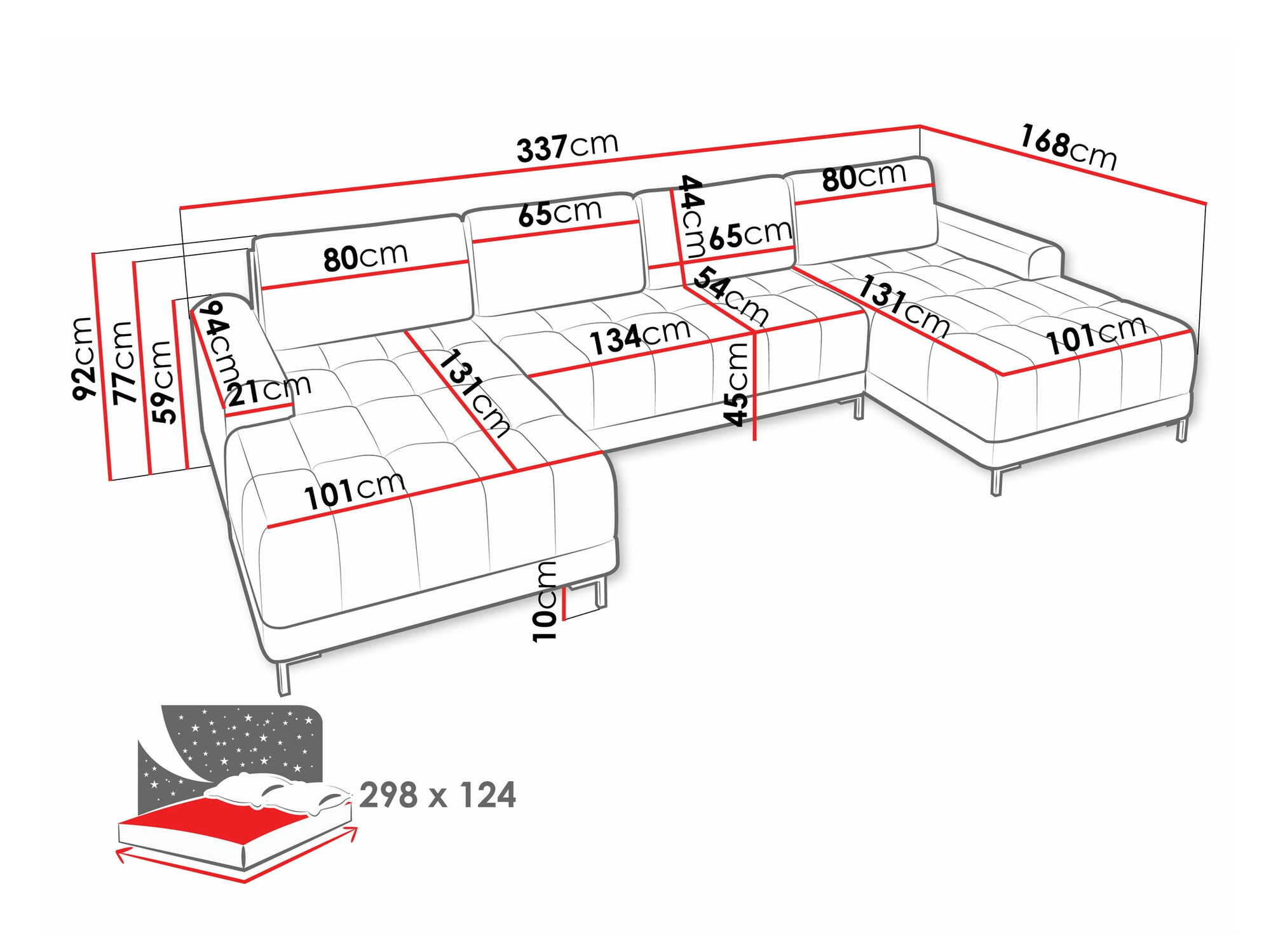 Hoekbank Stonecrest 101 (Velo 621)