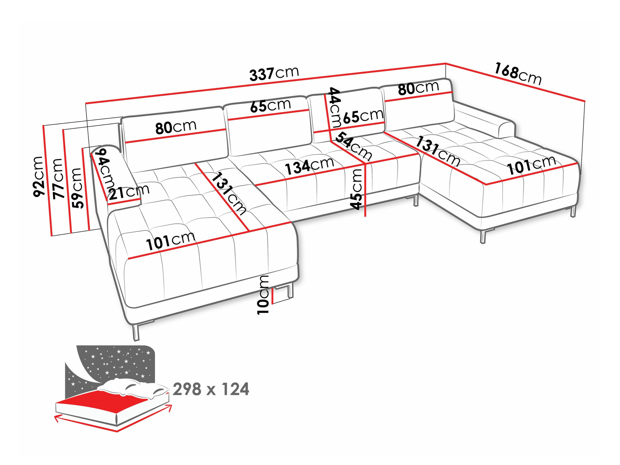Hoekbank Stonecrest 101 (Velo 633)