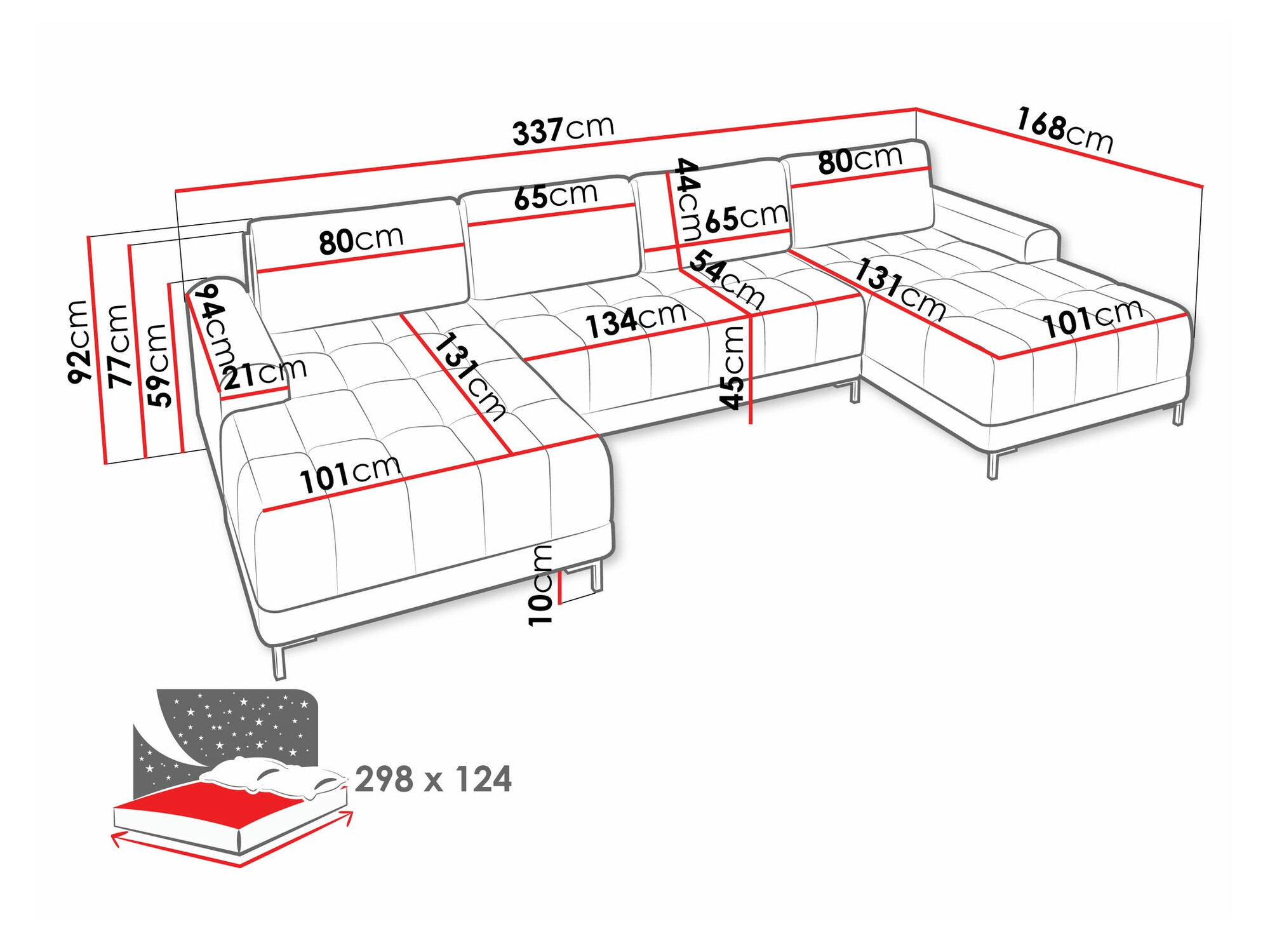 Hoekbank Stonecrest 101 (Velo 635)