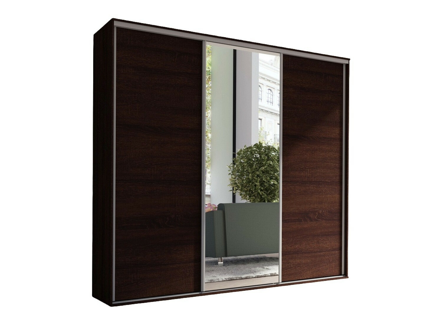 Kledingkast Murrieta 145 (Donker Sonoma eik)