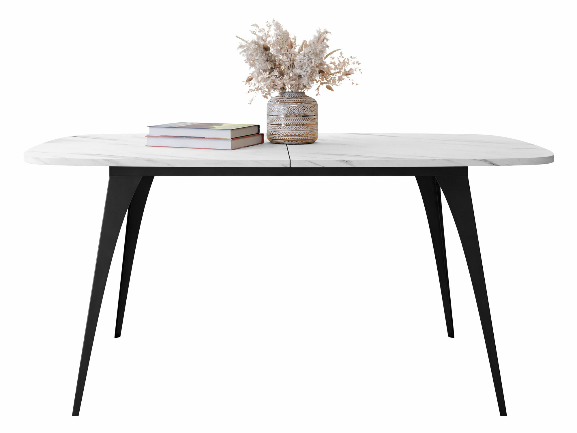 Tafel Oswego 131 (Wit marmer)