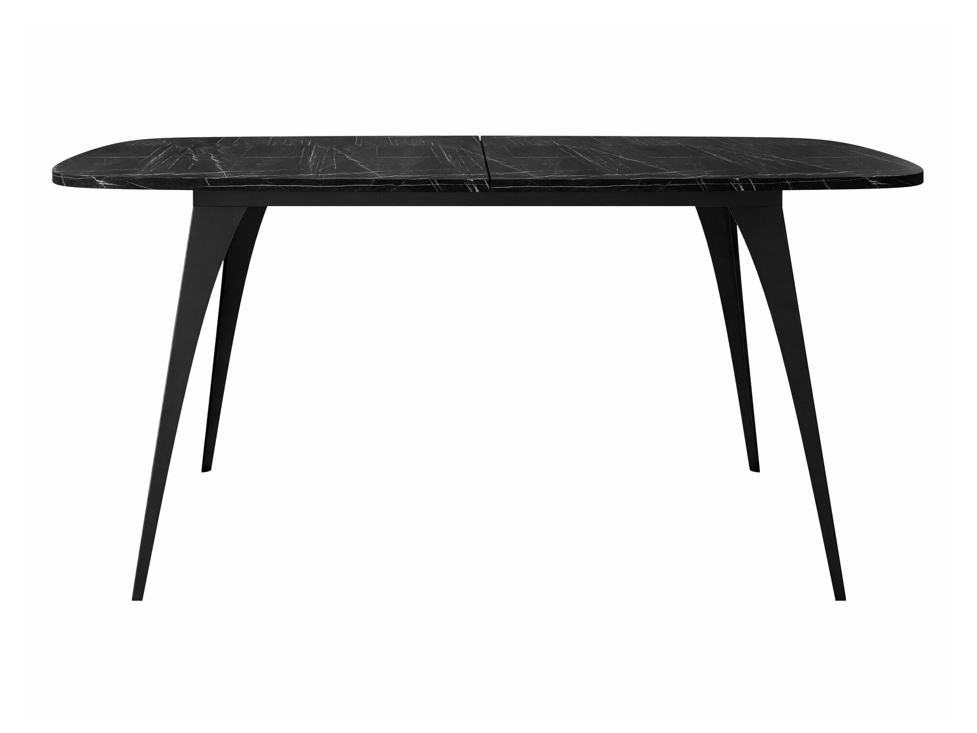 Tafel Oswego 131 (Zwart marmer)