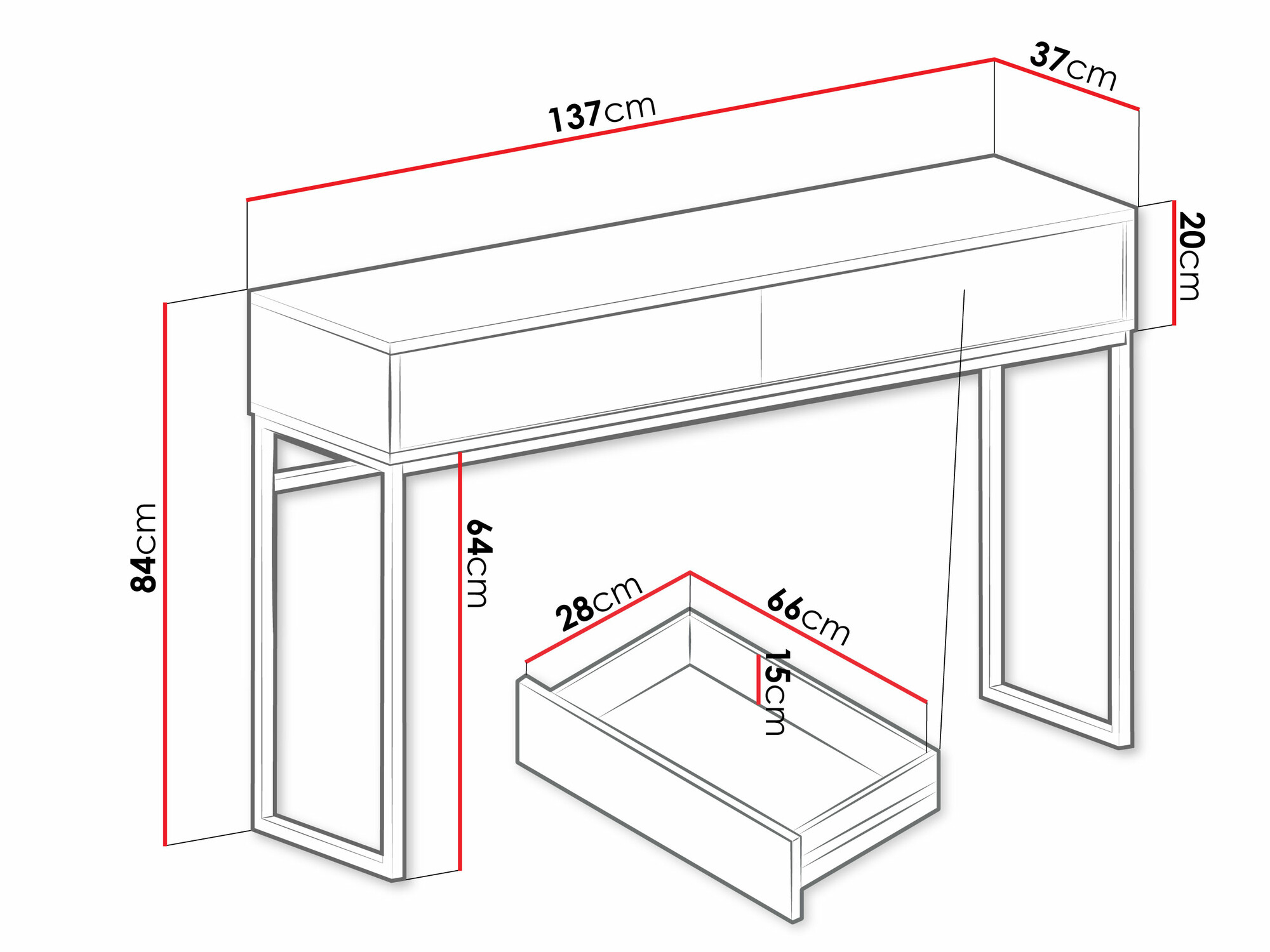Wandtafel Calcalo 103 (Beige)