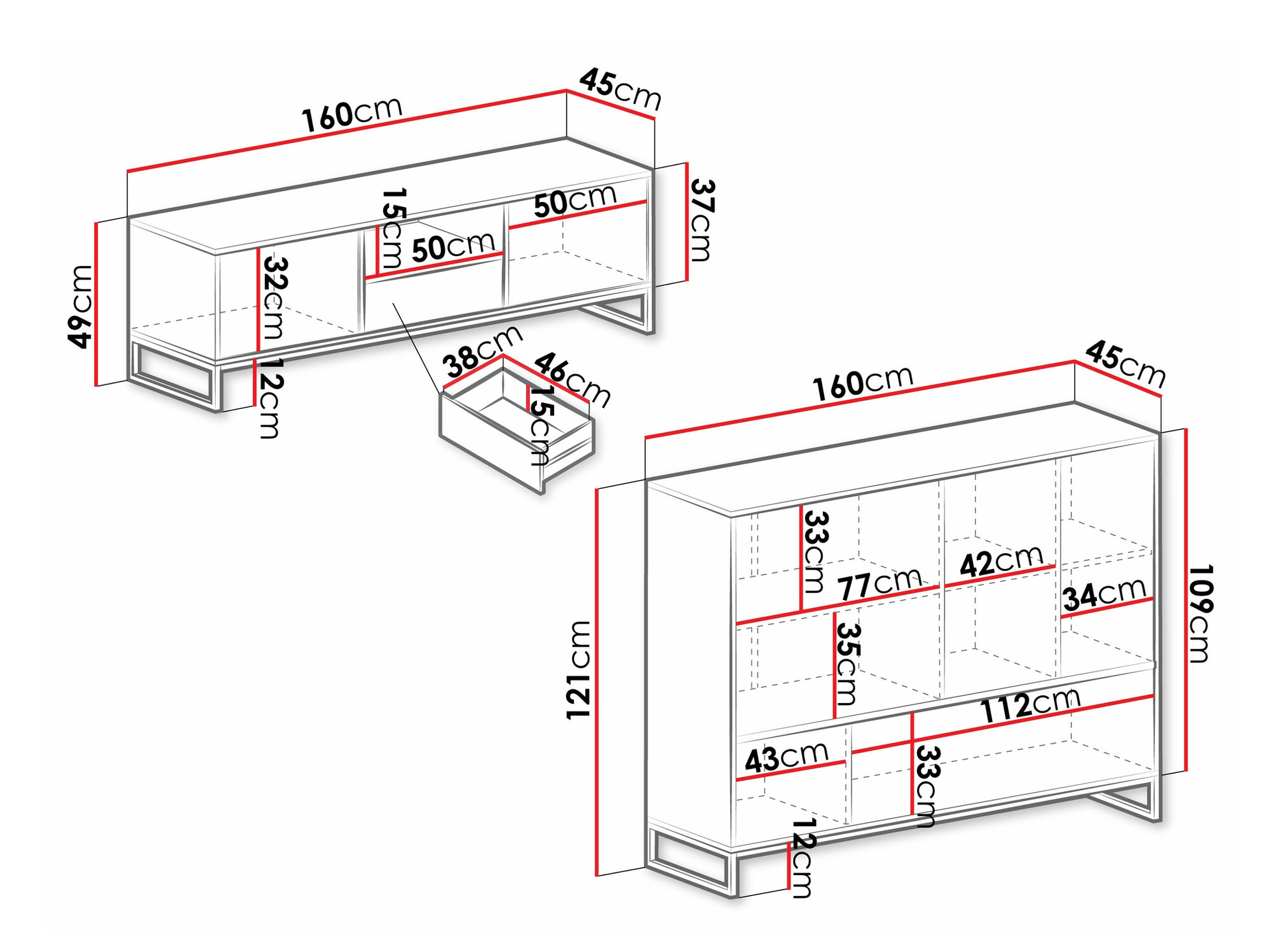 Woonkamerset Calcalo 109 (Beige)