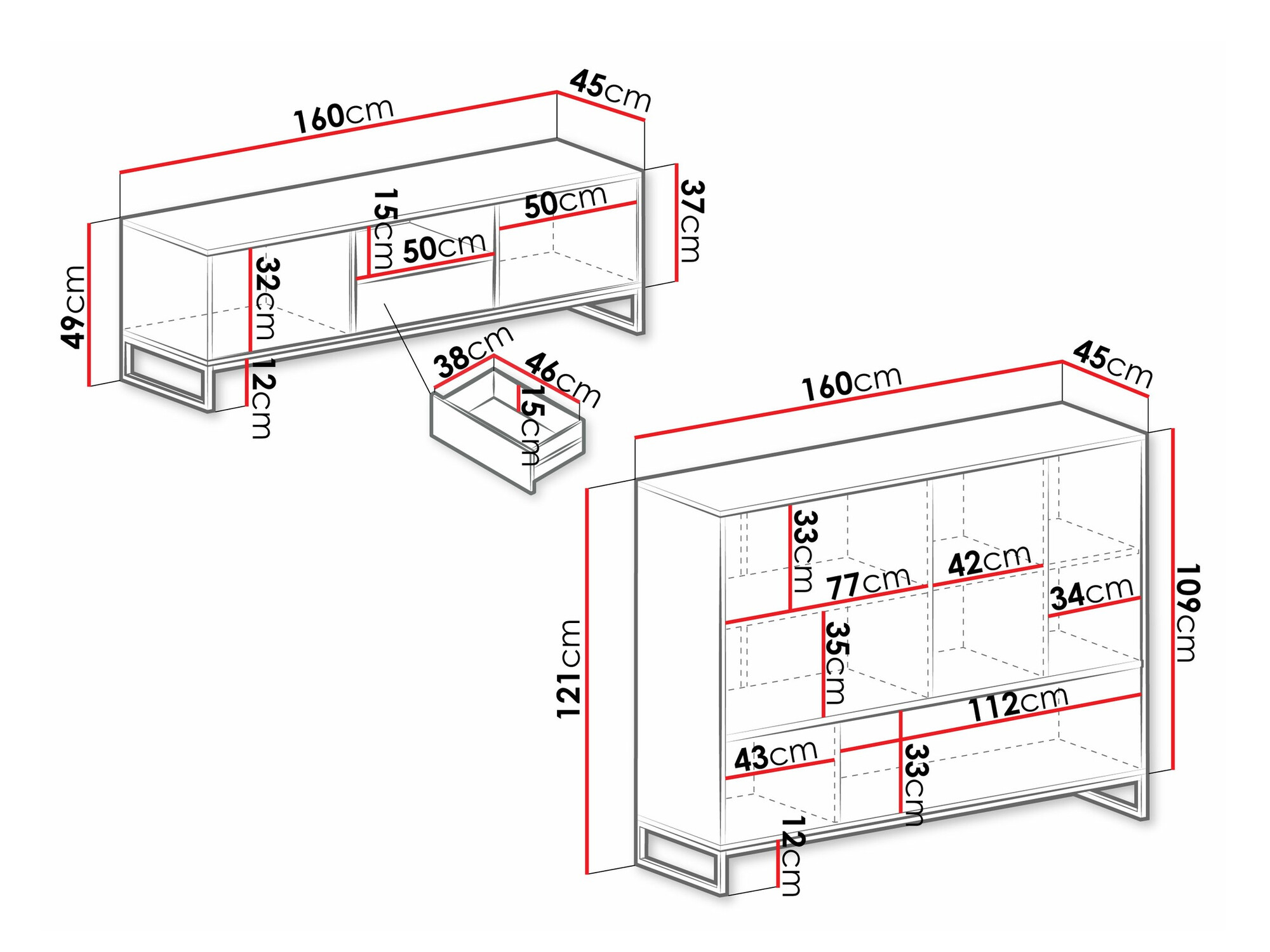 Woonkamerset Calcalo 109 (Groen)