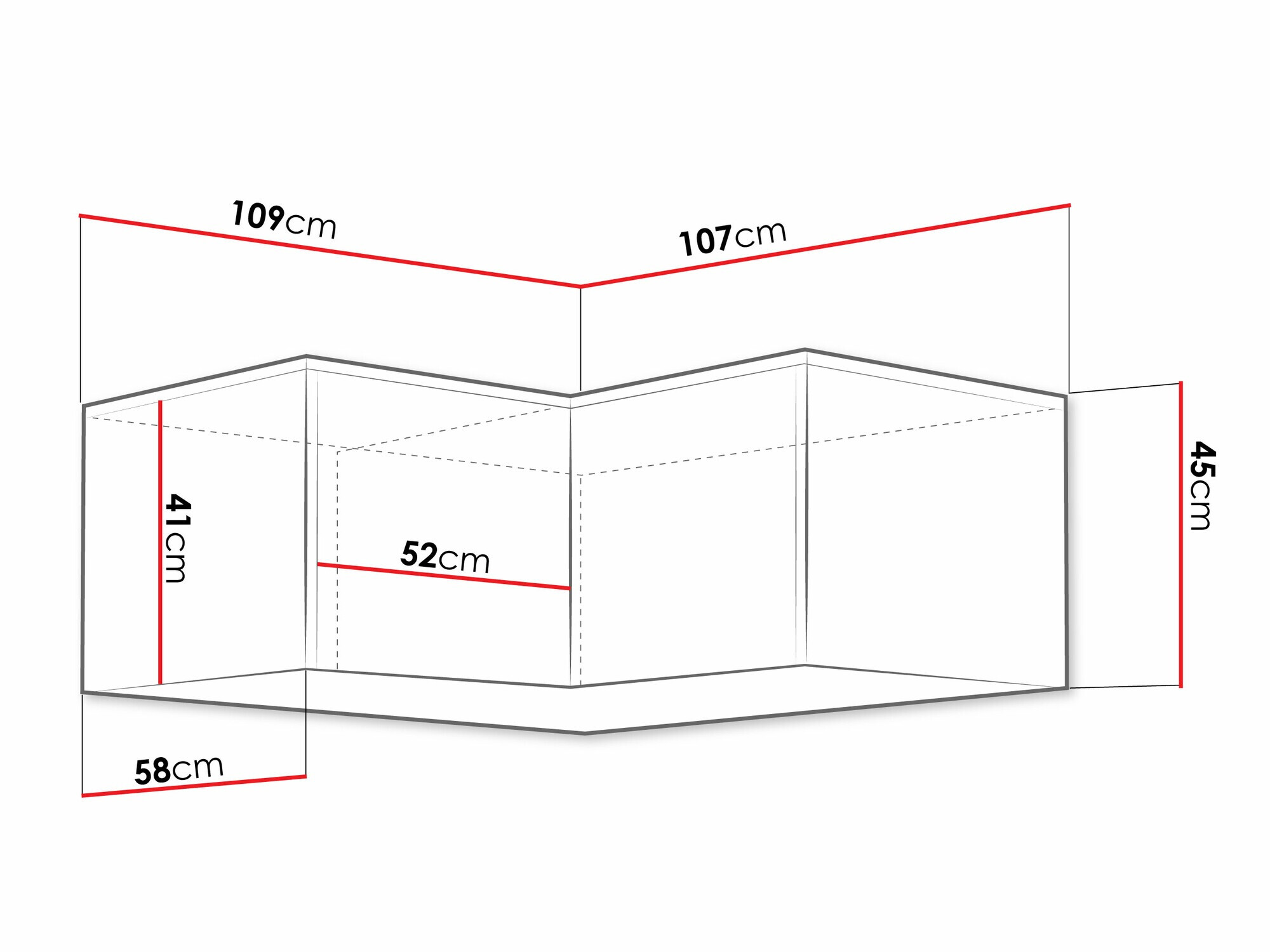 Hoekkastje Dortivu 155