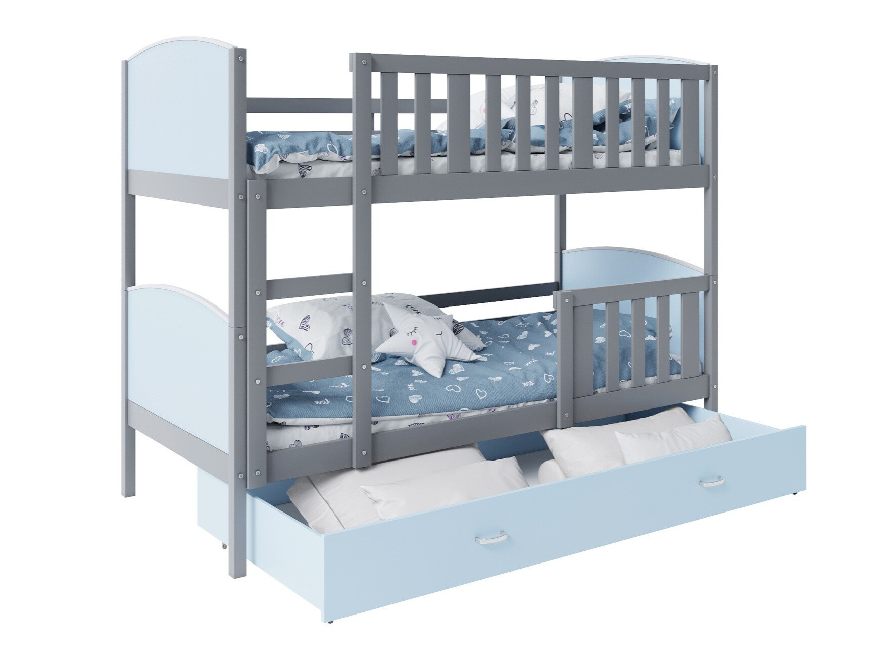 Stapelbed Aurora 113 (Grijs)