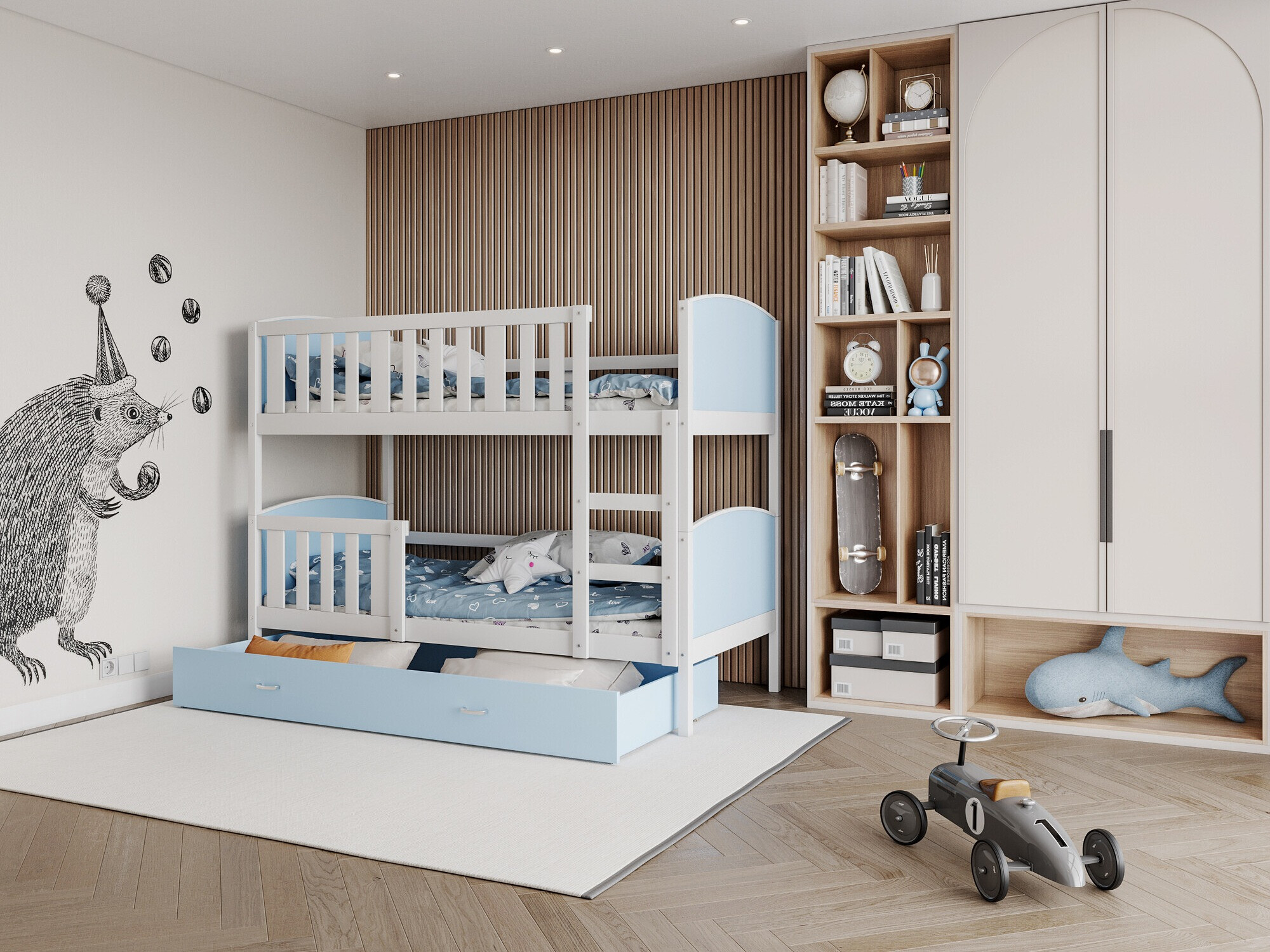 Stapelbed Aurora 113 (Wit)