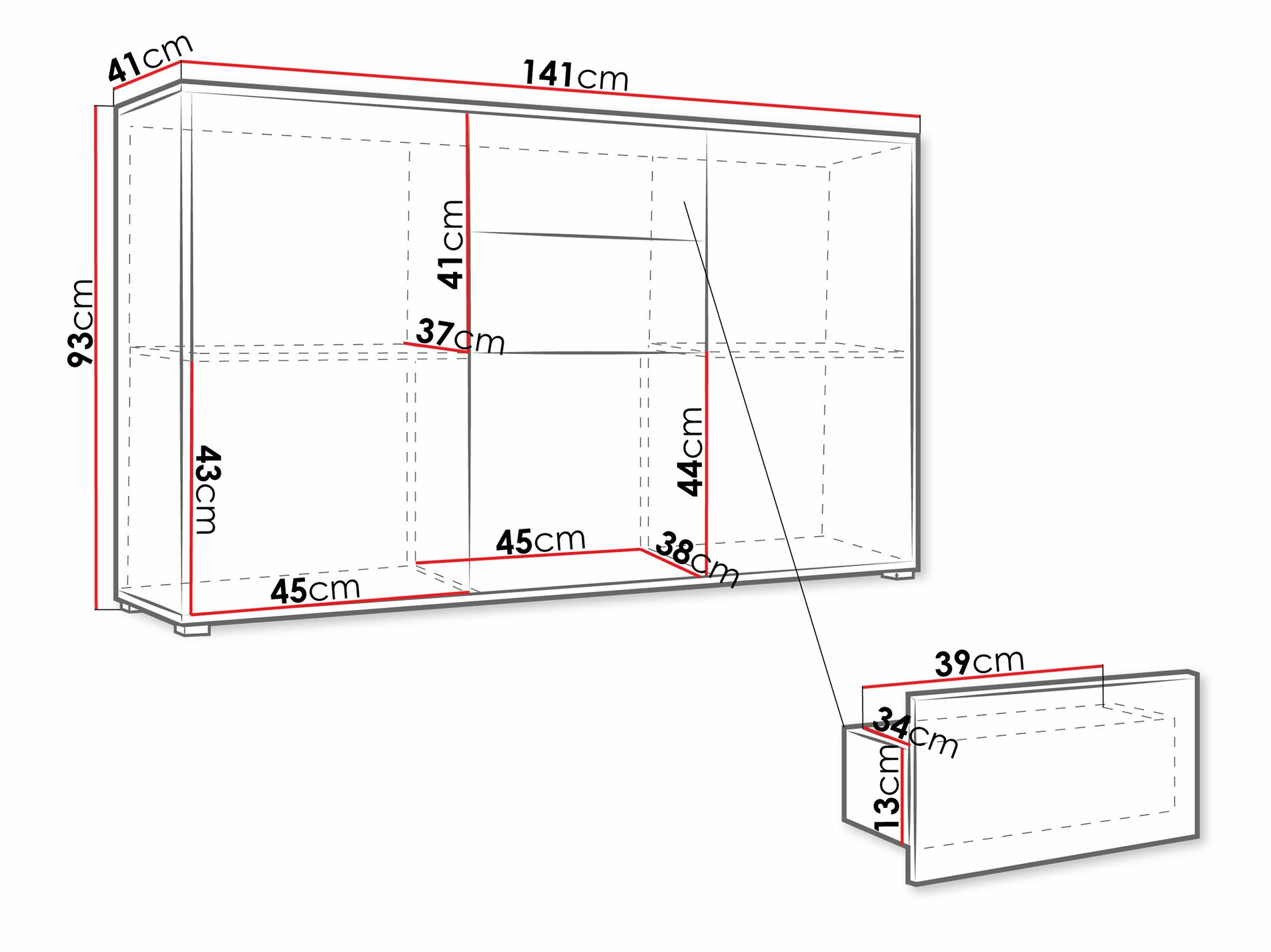 Ladekast Comfivo Tutela (Kasjmier)