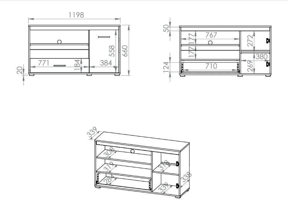 TV-meubel Calvere 112