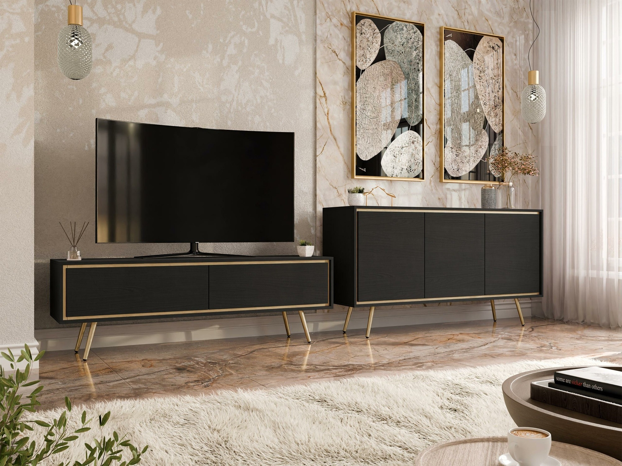 Woonkamerset Providence 192 (Grafiet)