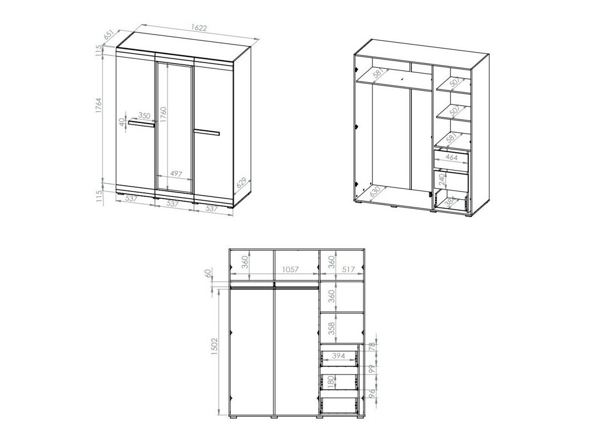 Kledingkast Madison 147