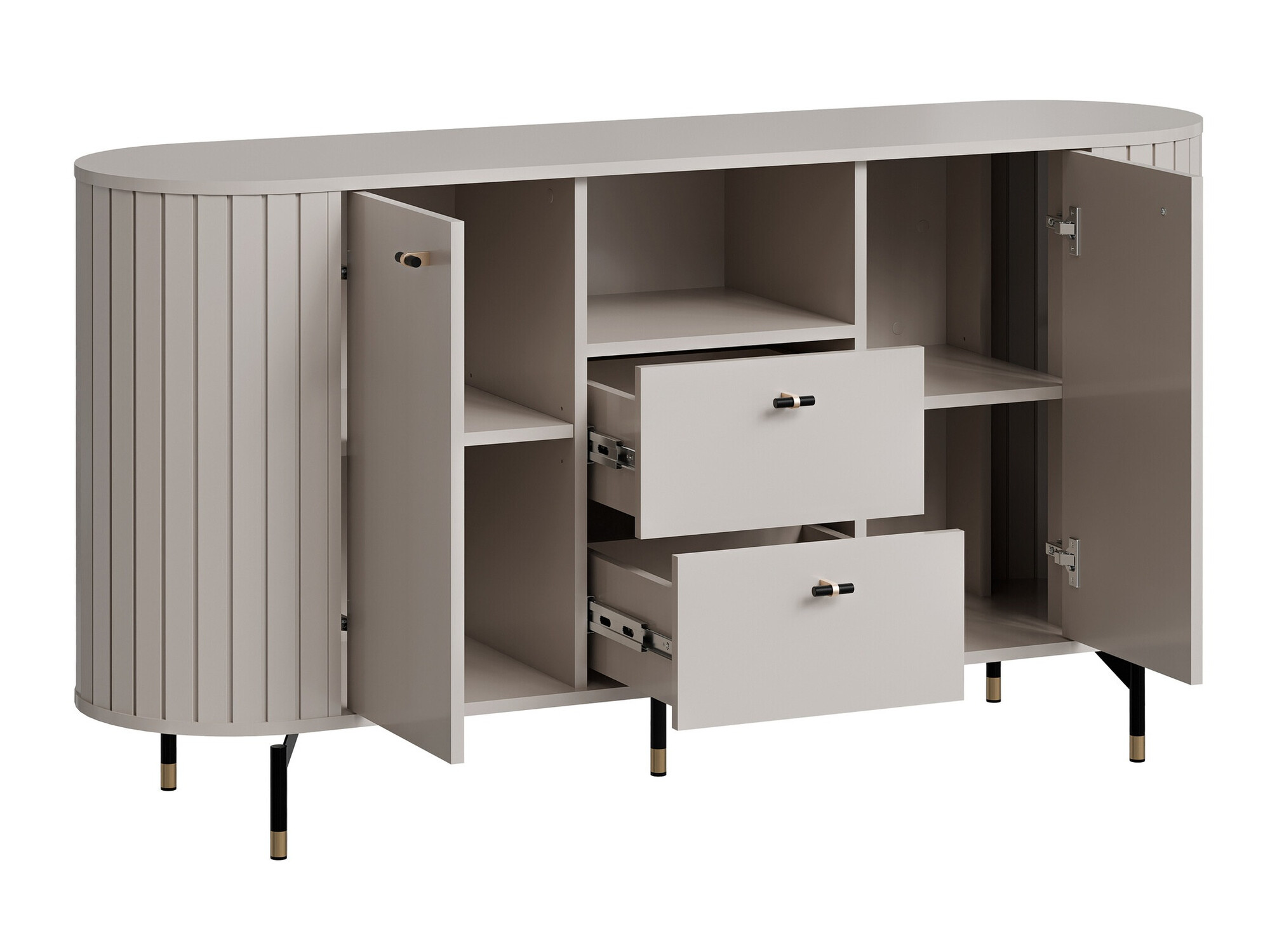 Ladekast Novmono 101 (Zwart)