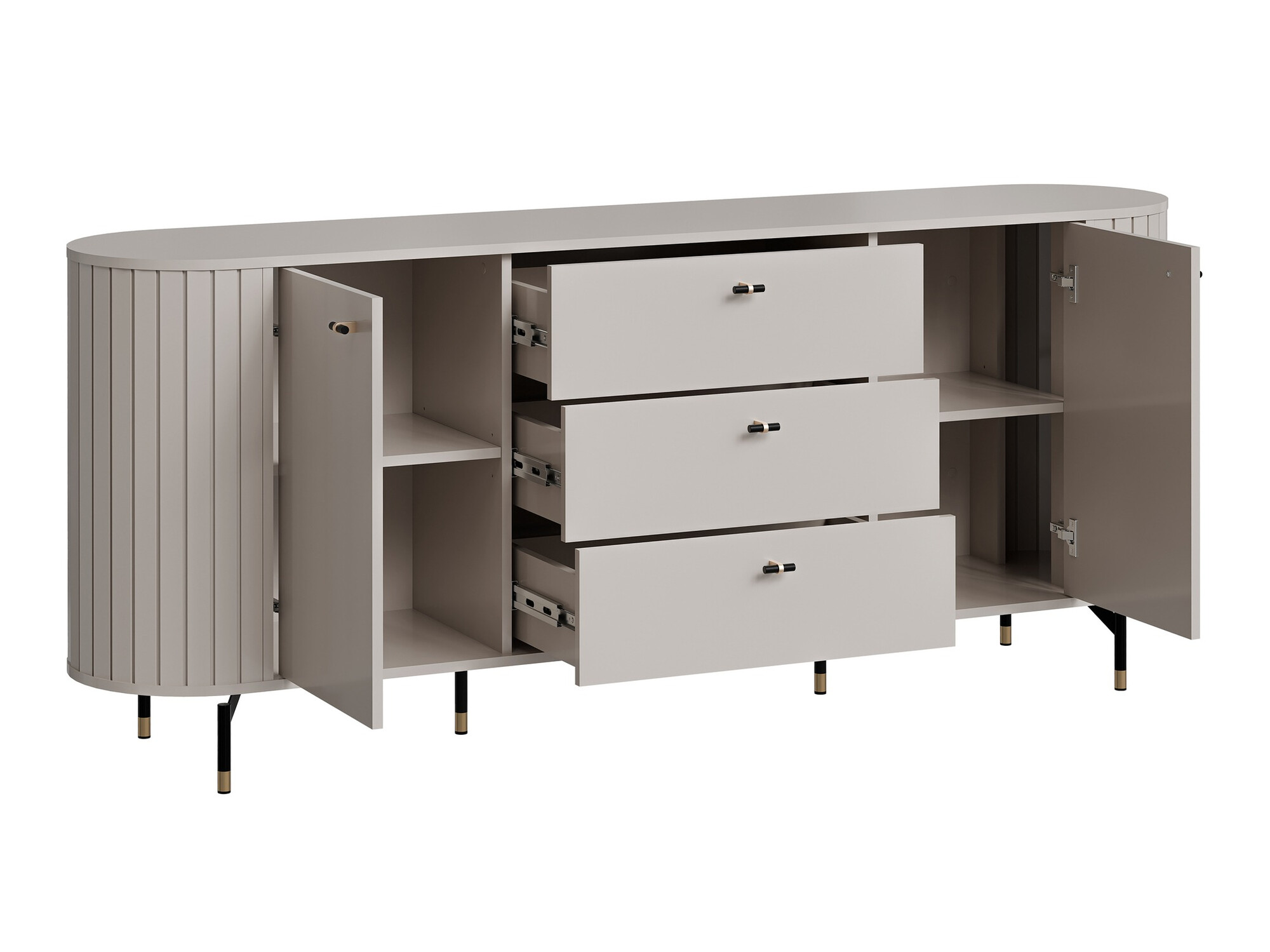 Ladekast Novmono 103 (Zwart)