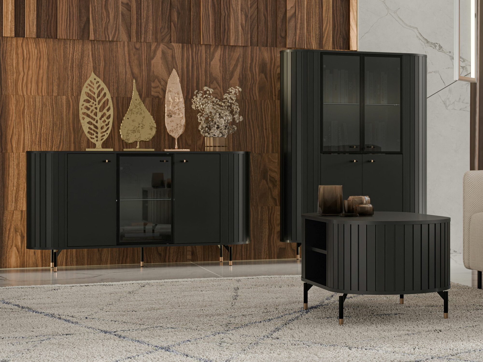 Salontafel Novmono 105 (Zwart)