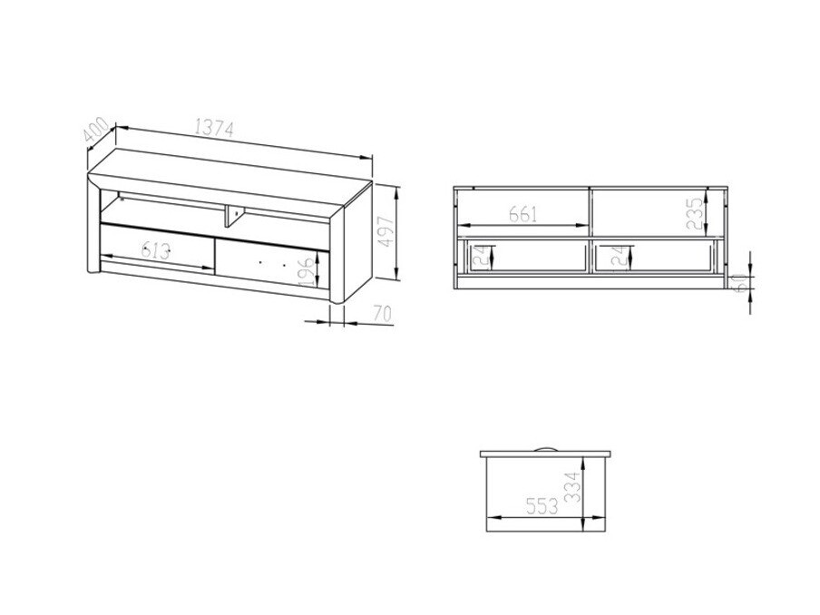 TV-meubel Madison 115