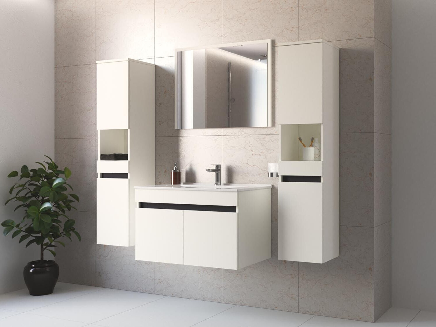 Wand badkamermeubel Benfelo 104