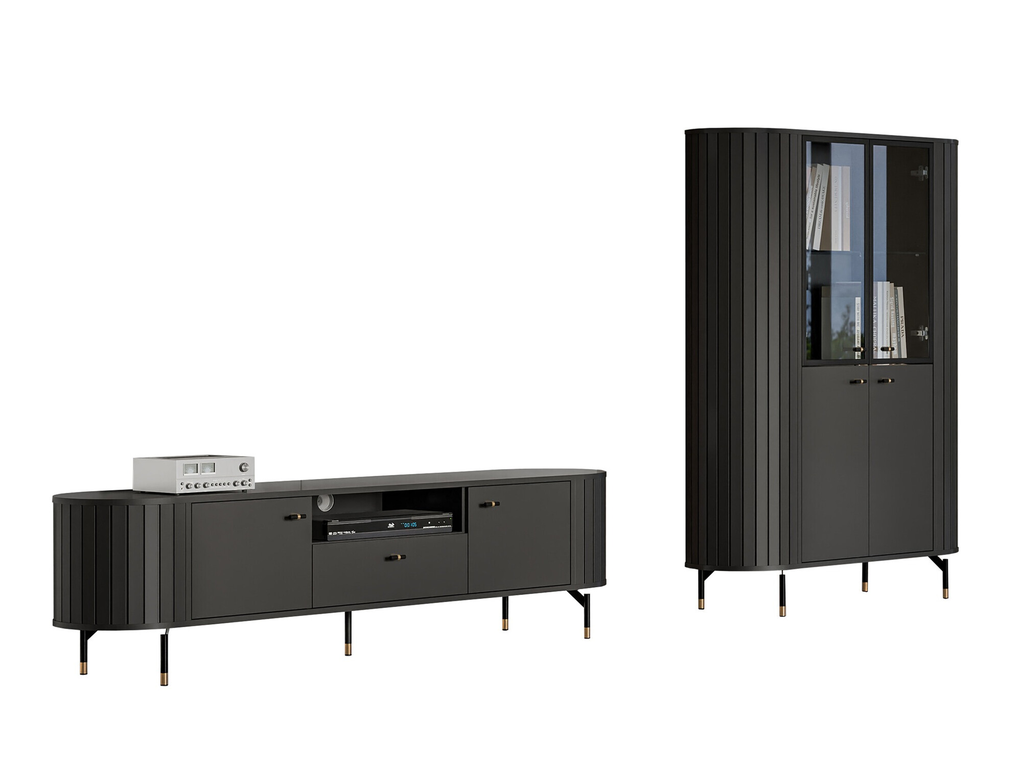 Woonkamerset Novmono 108 (Zwart)