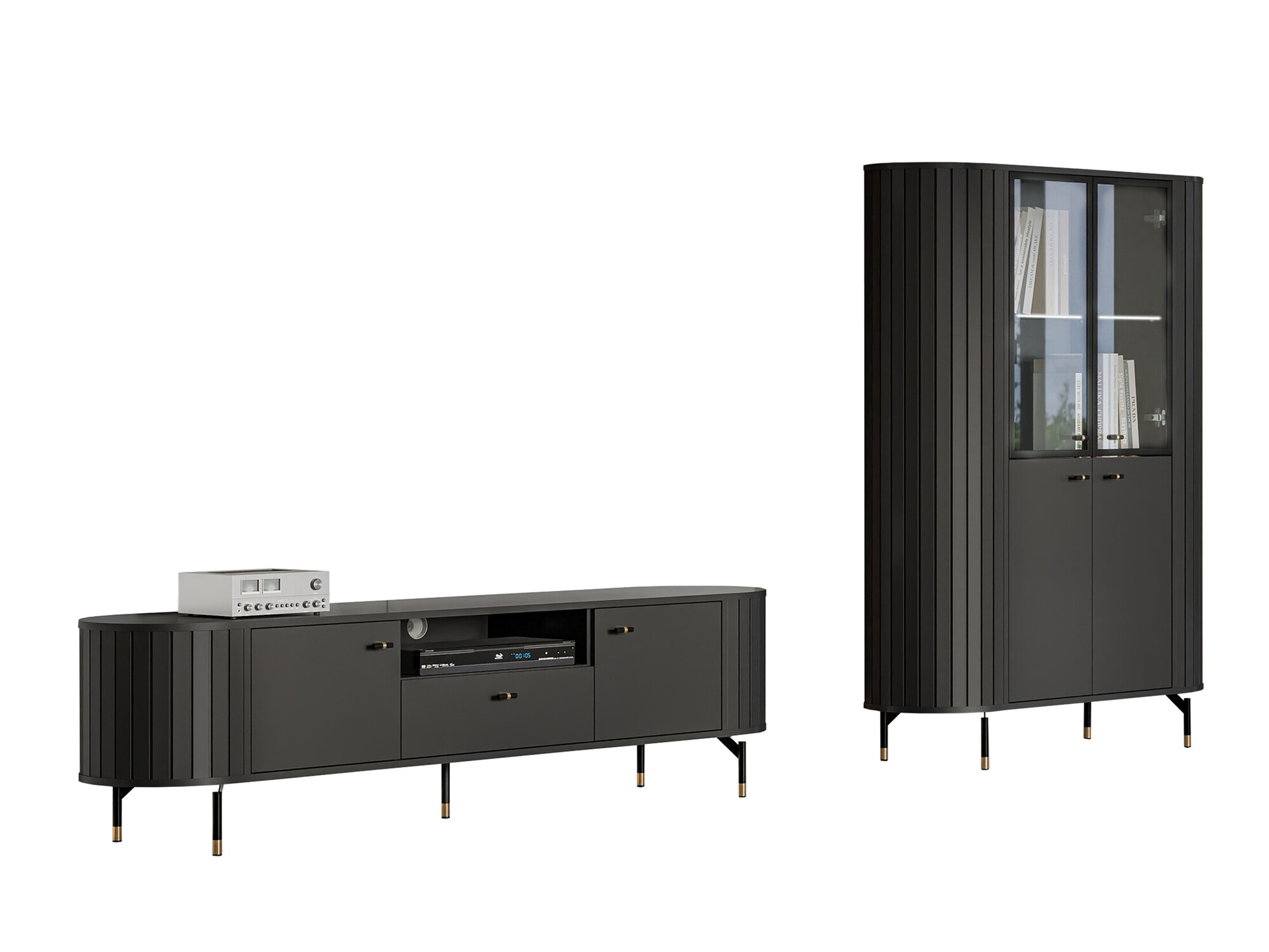 Woonkamerset Novmono 108 (Zwart)