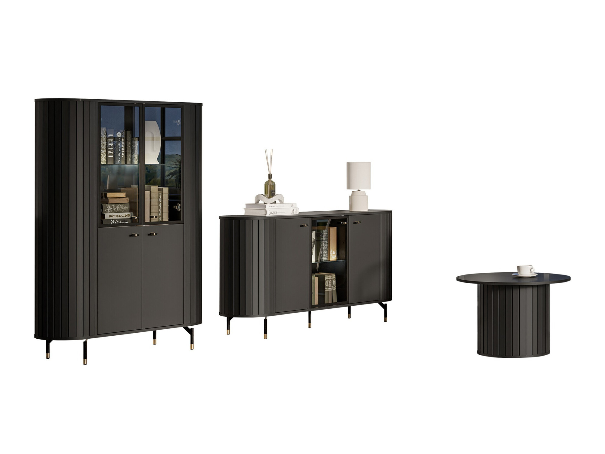 Woonkamerset Novmono 109 (Zwart)