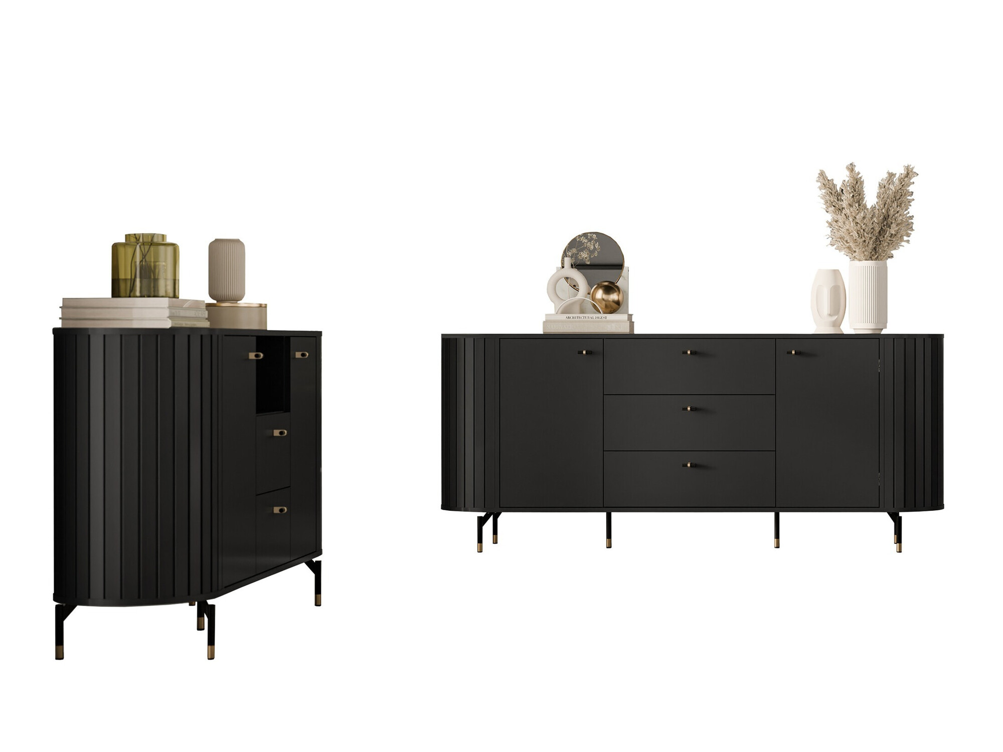 Woonkamerset Novmono 110 (Zwart)