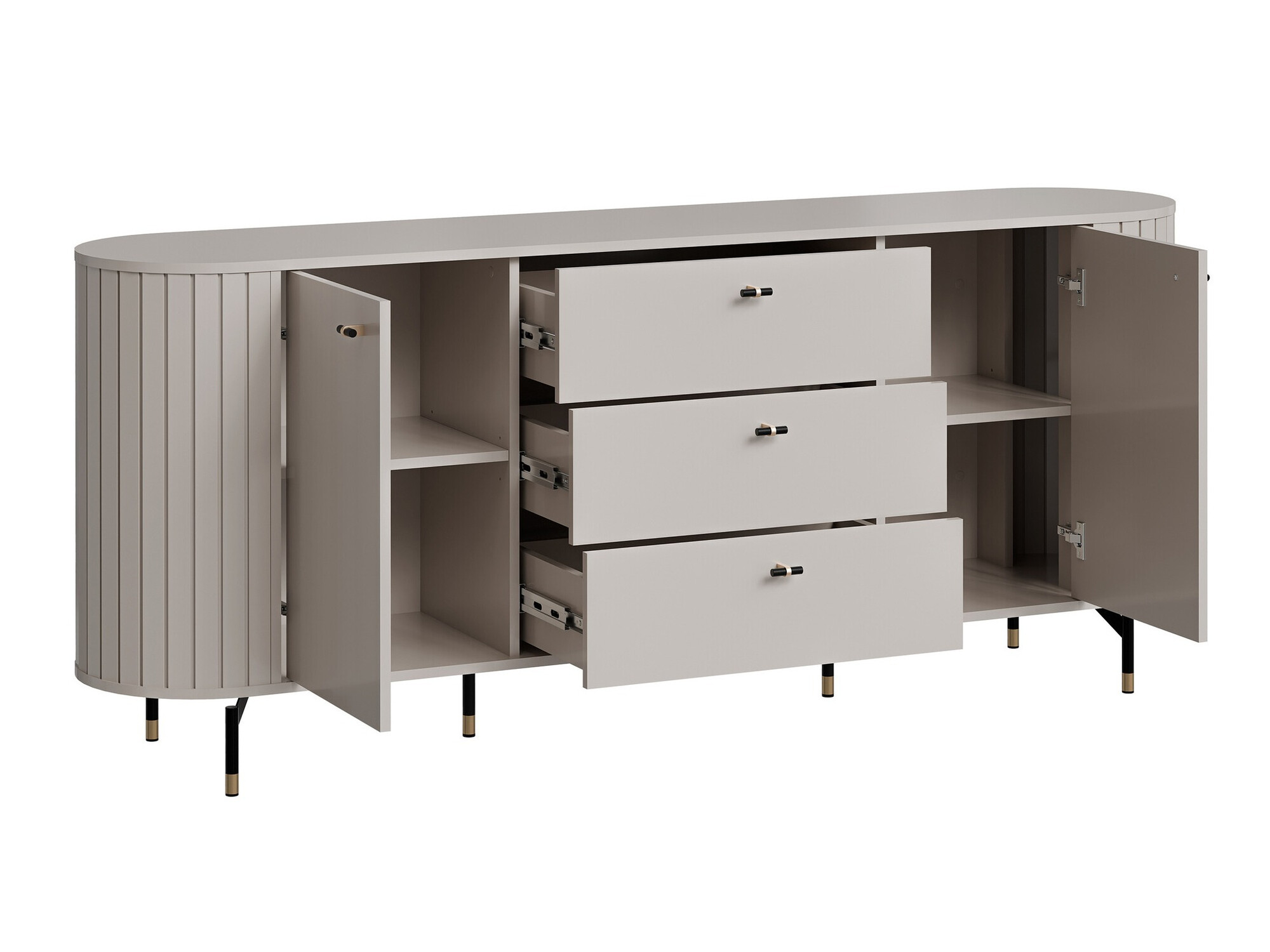 Woonkamerset Novmono 110 (Zwart)