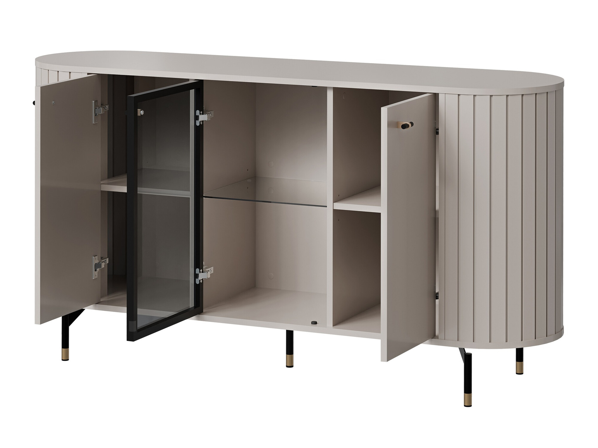 Woonkamerset Novmono 111 (Zwart)