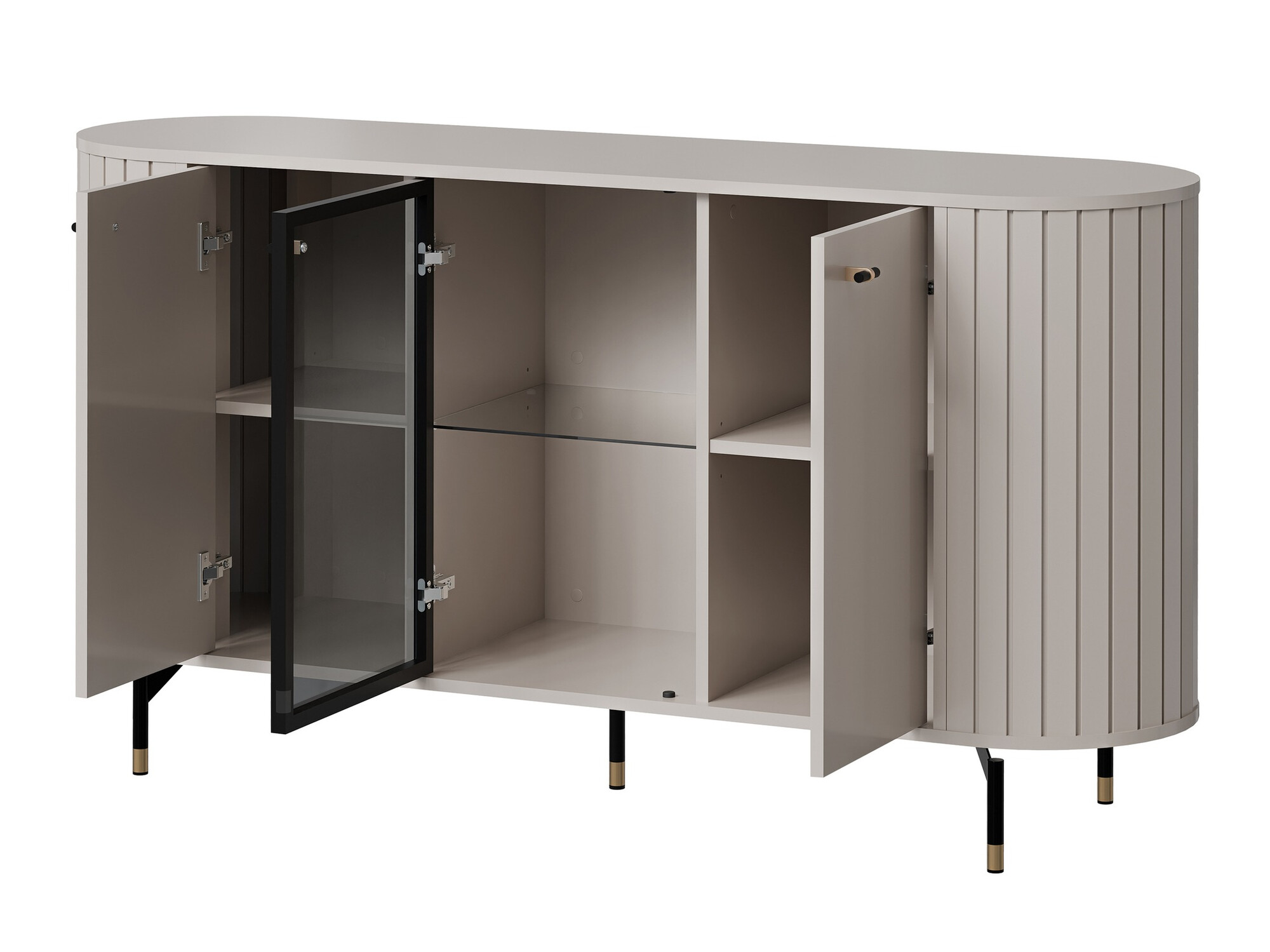 Woonkamerset Novmono 111 (Zwart)