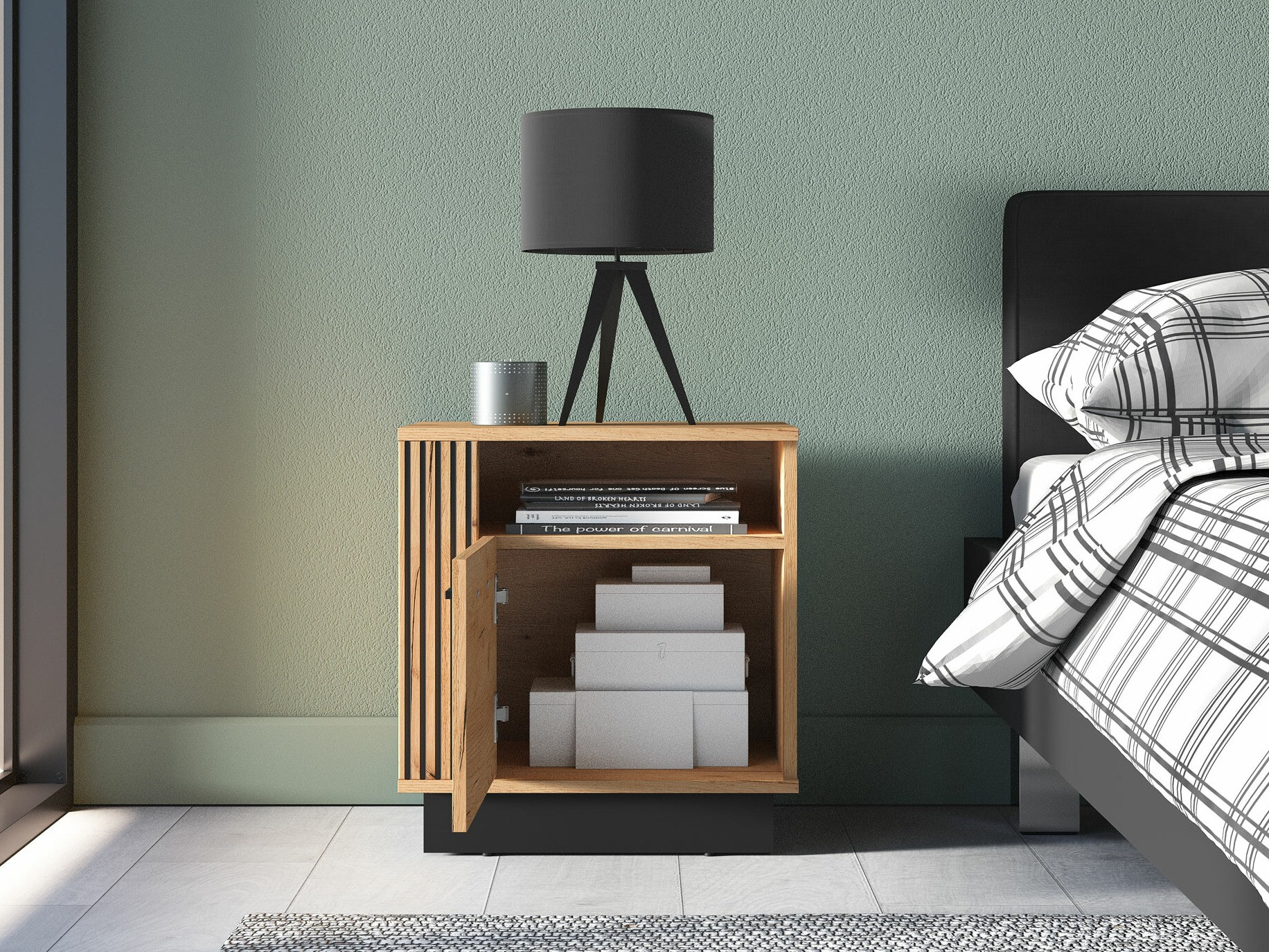 Nachtkastje Livluo 109