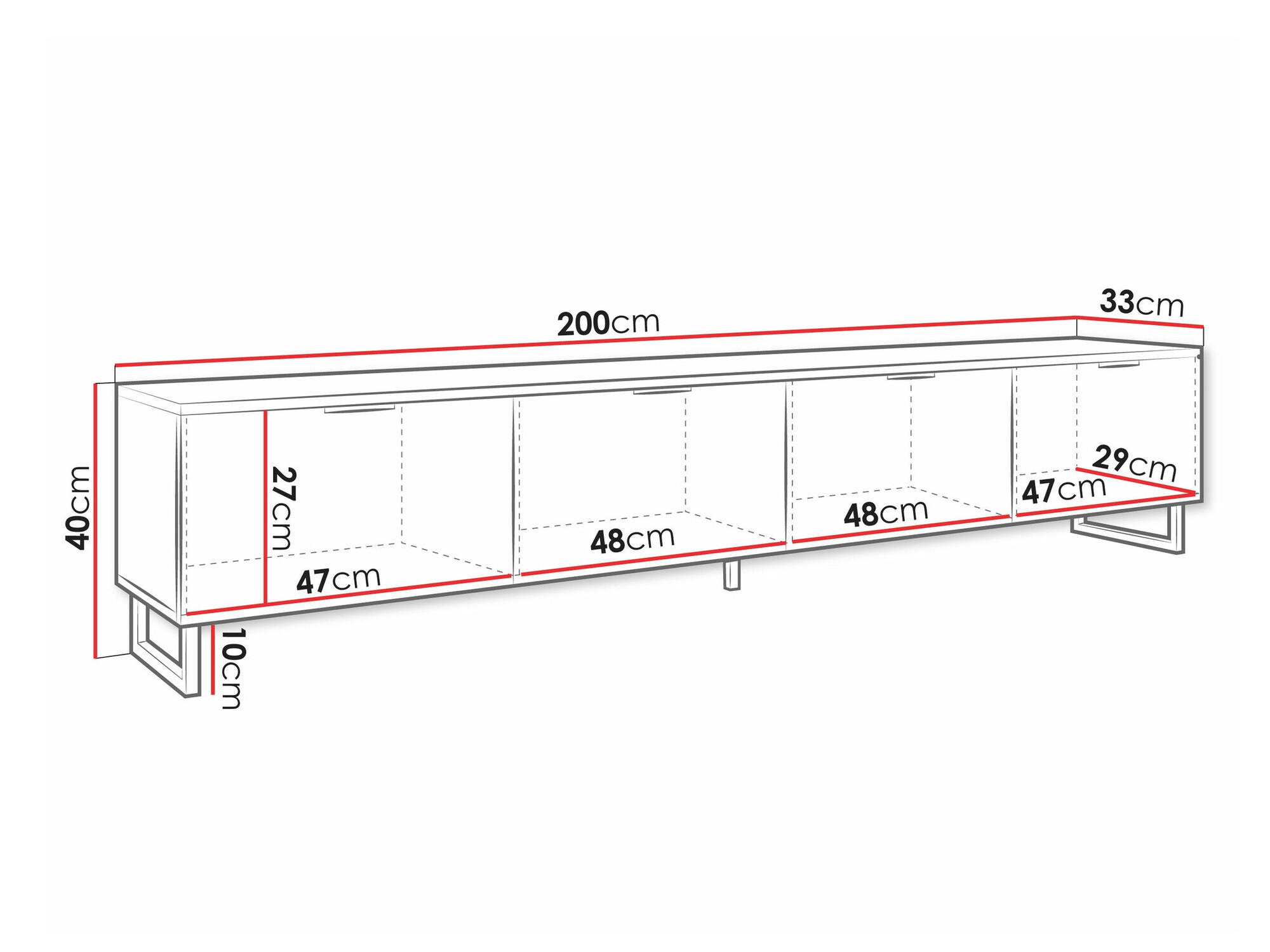 TV-meubel Levsoni 103