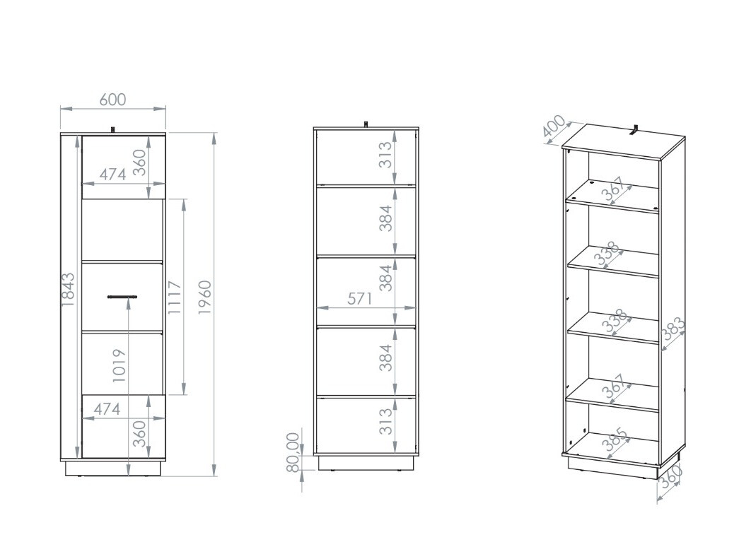Boekenkast Remenoe 108 (Afwezig)