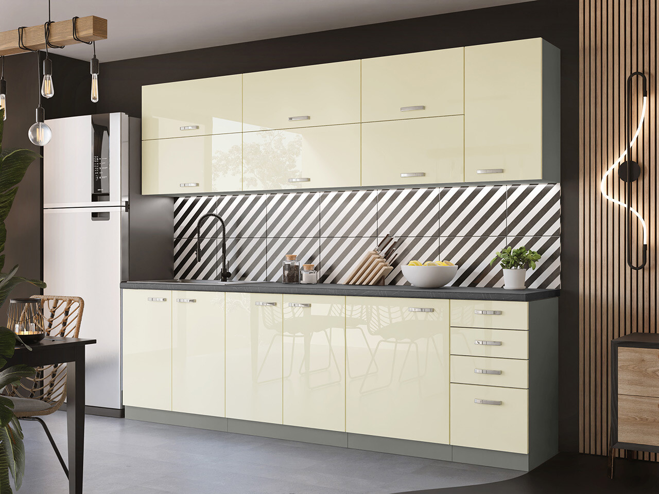 Modulaire keukenset Multi Cream 123