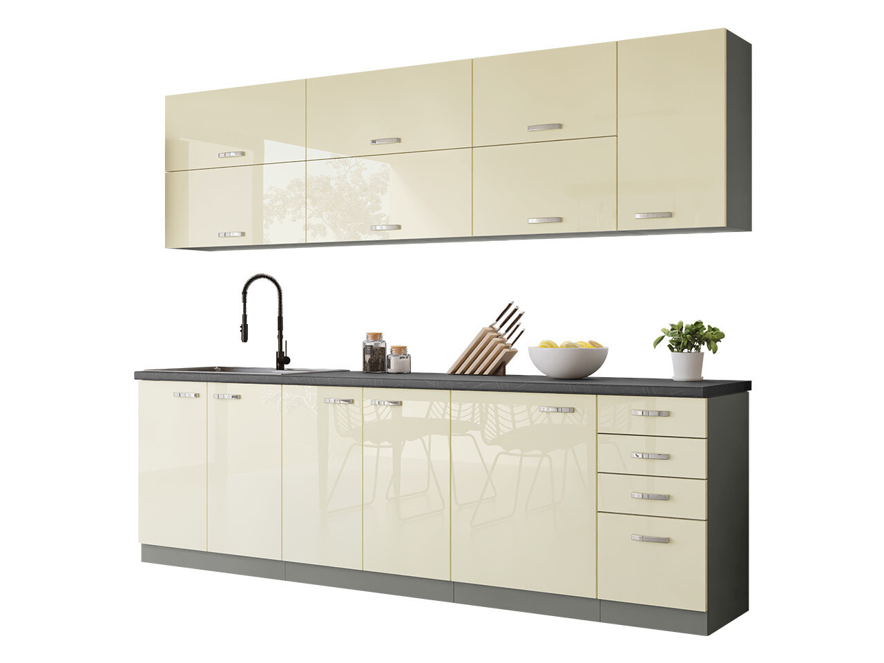 Modulaire keukenset Multi Cream 123