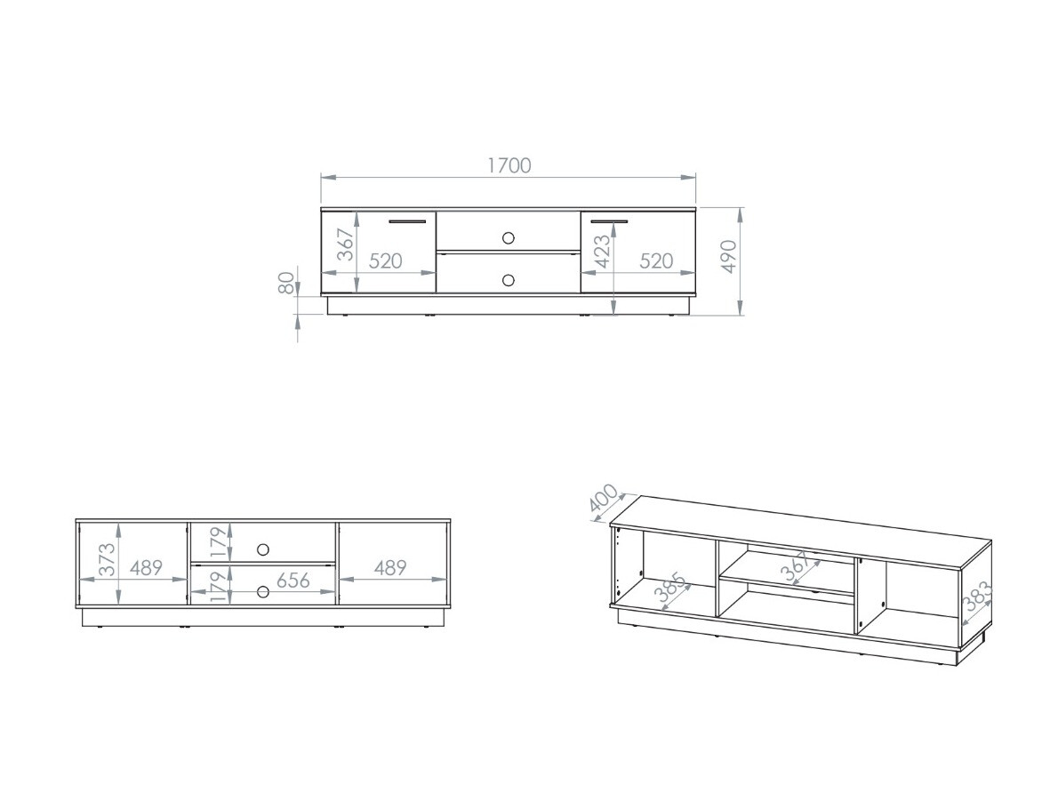 TV-meubel Remenoe 104