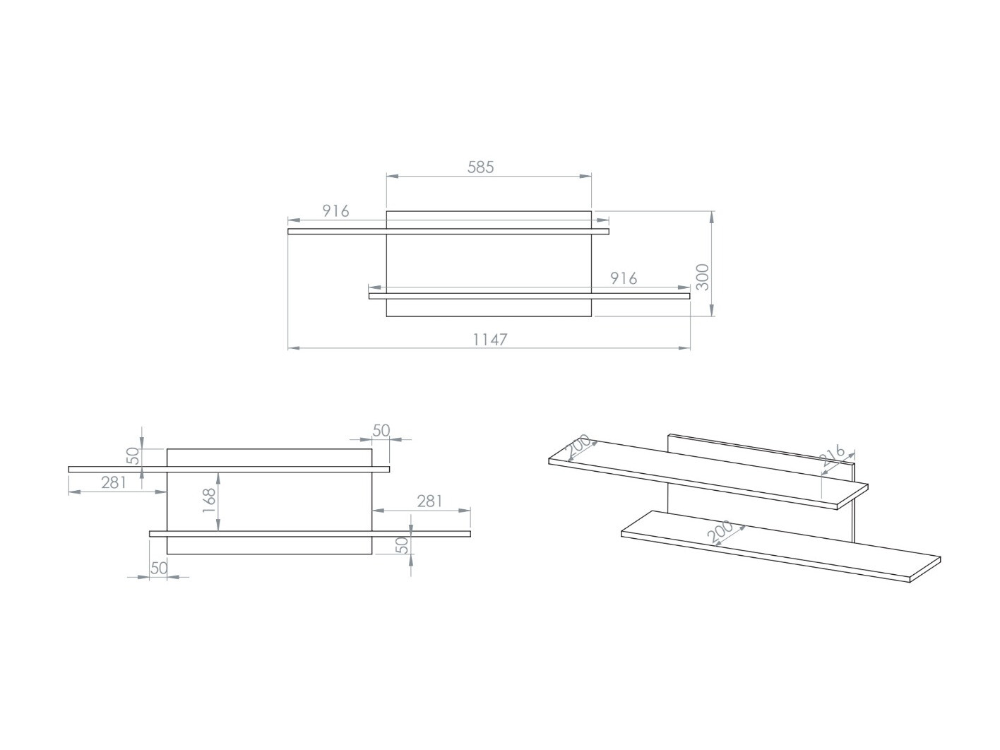 Wandplank Remenoe 106