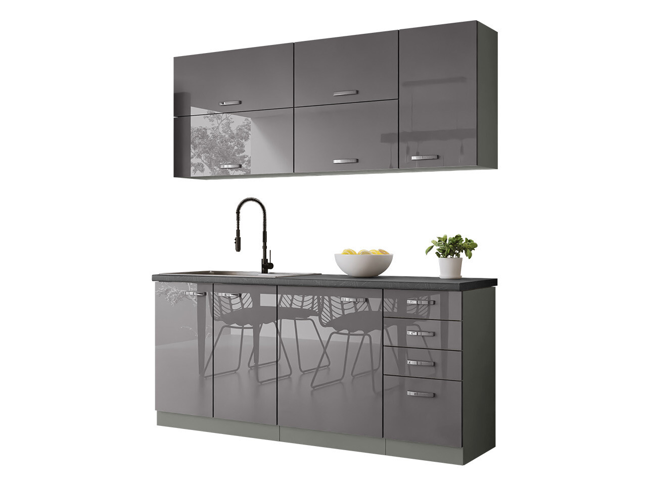 Modulaire keukenset Multi Grey 124