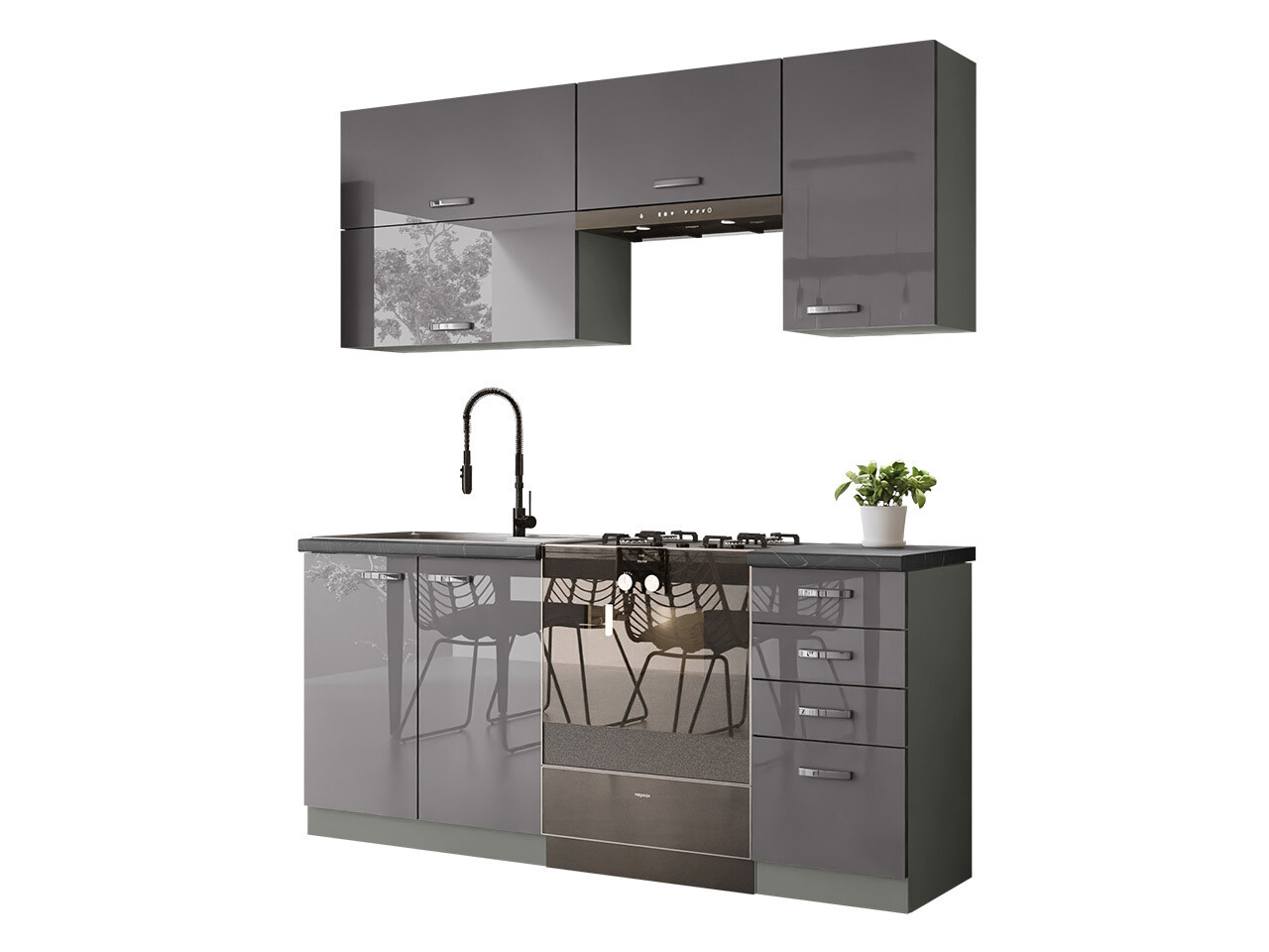 Modulaire keukenset Multi Grey 125