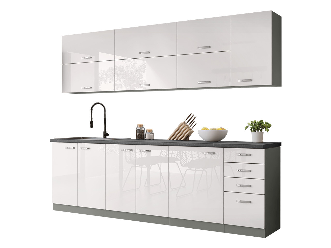 Modulaire keukenset Multi White 123