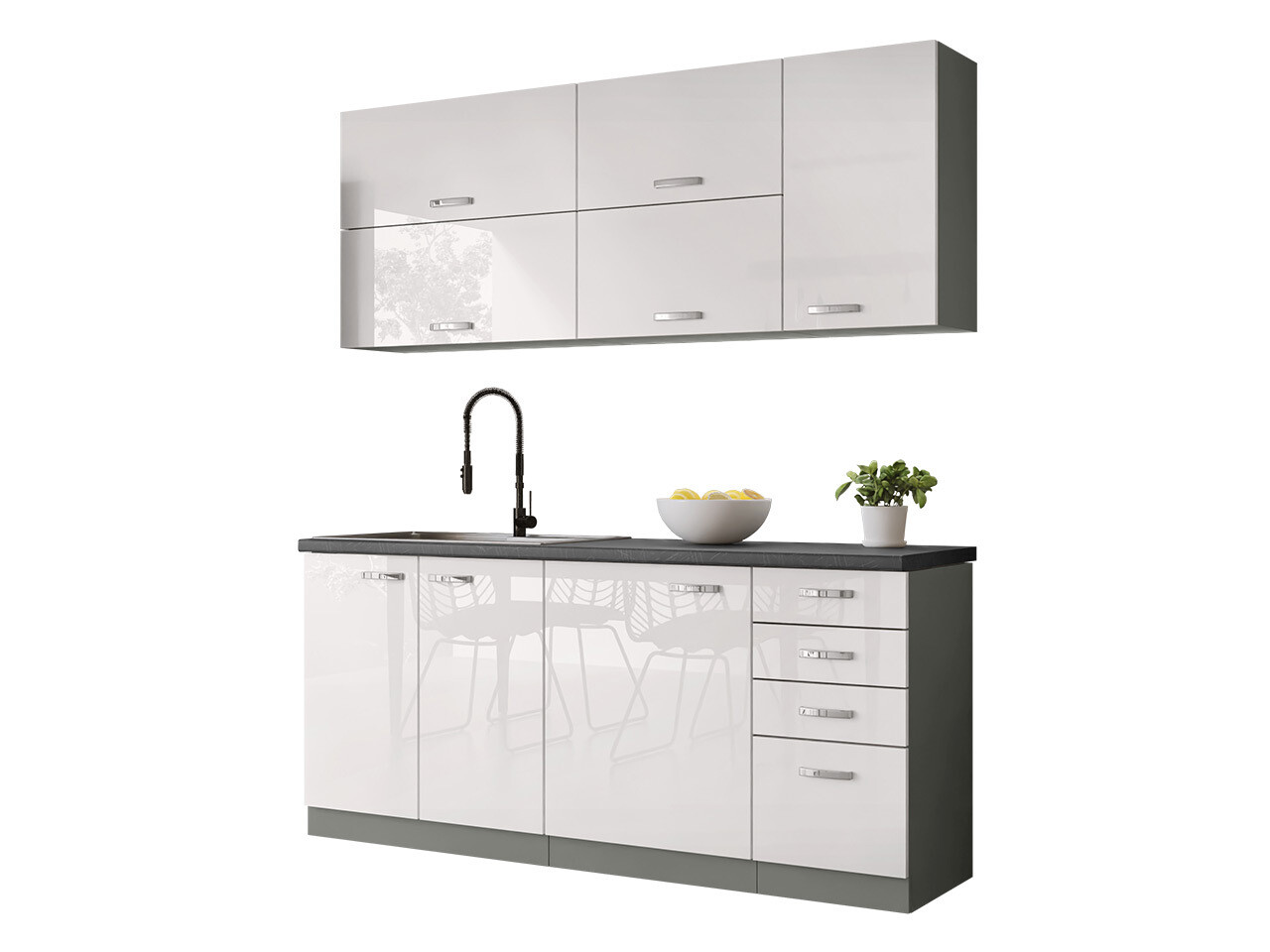 Modulaire keukenset Multi White 124