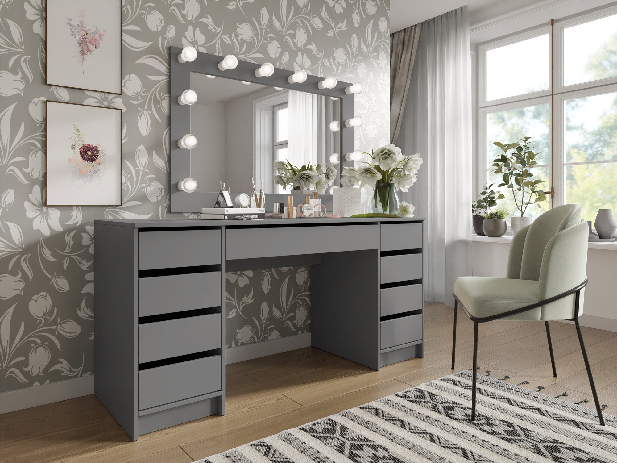 Bureau Comfivo 401 (Antraciet)