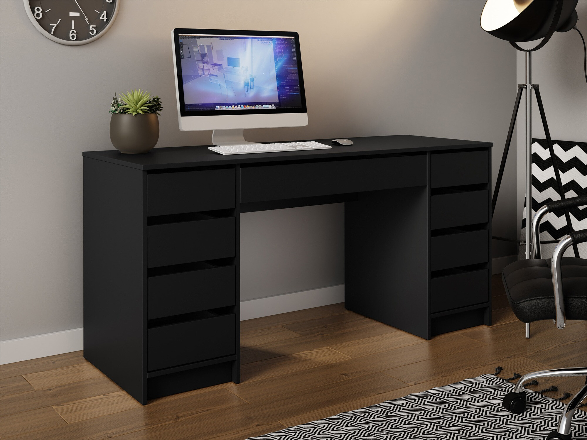 Bureau Comfivo 401 (Zwart)